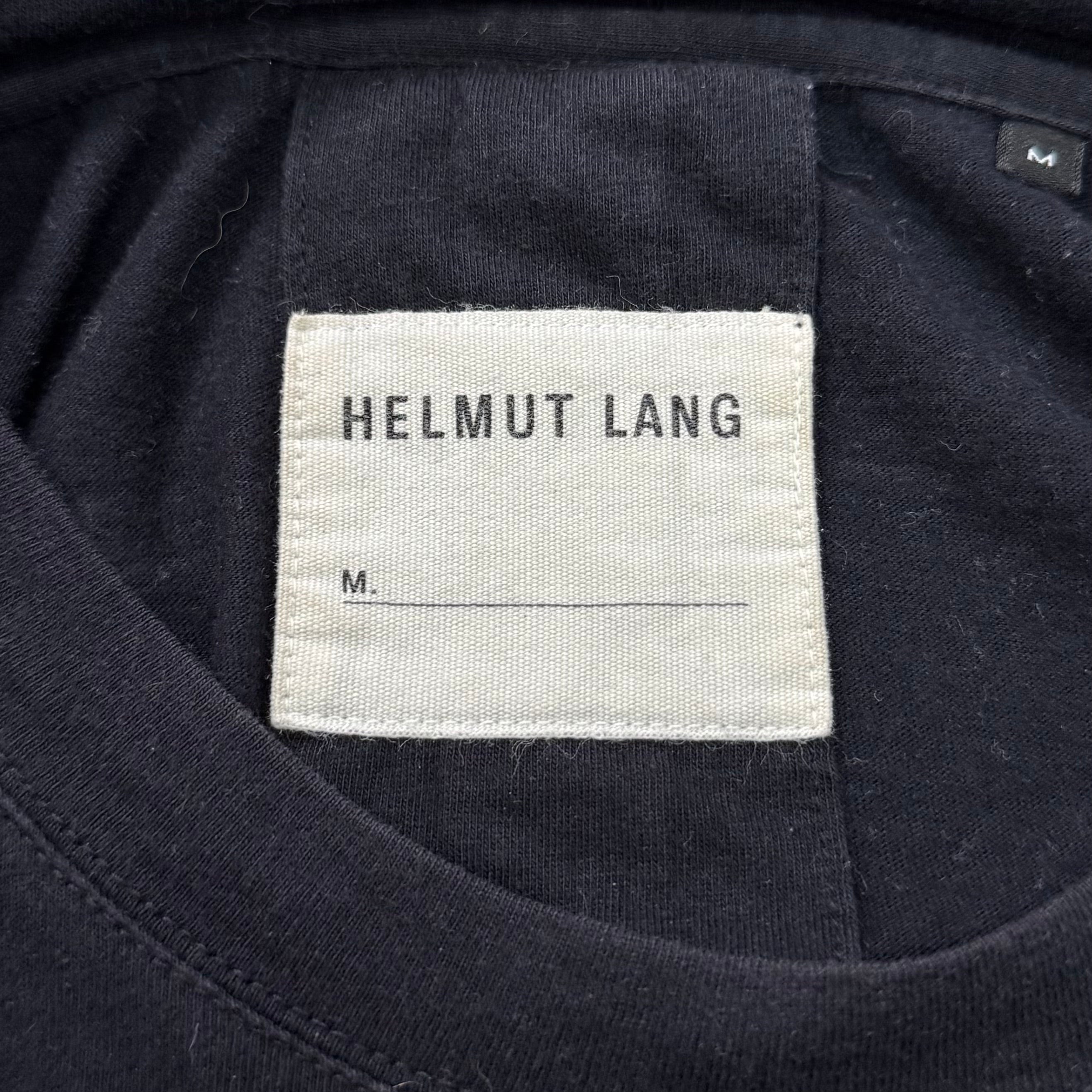 Helmut Lang Black Utilitarian Bondage Strap T-Shirt