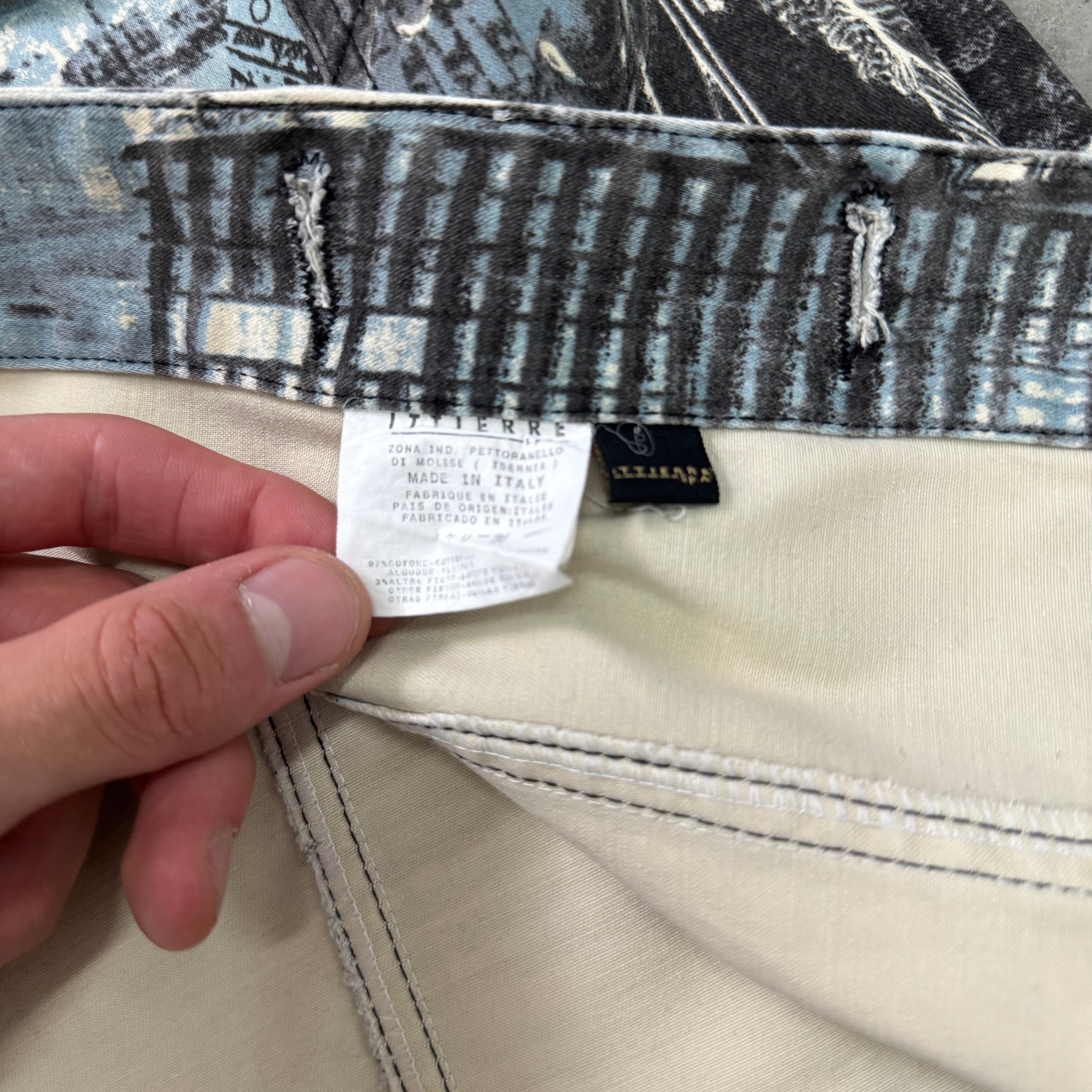 Just Cavalli Cityscape Graphic Denim Jacket