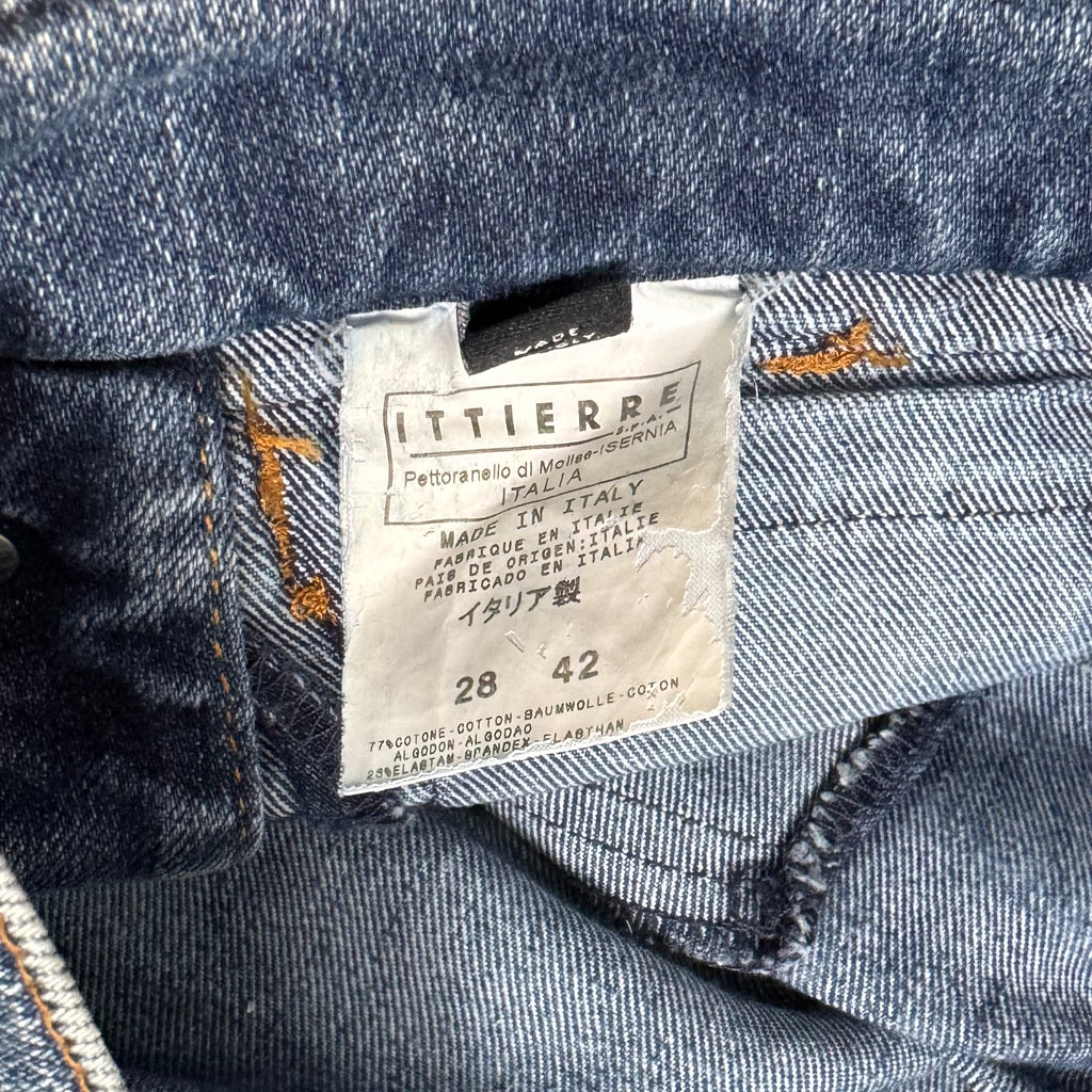 Dolce & Gabbana Full Side-Button Indigo Flare Jeans