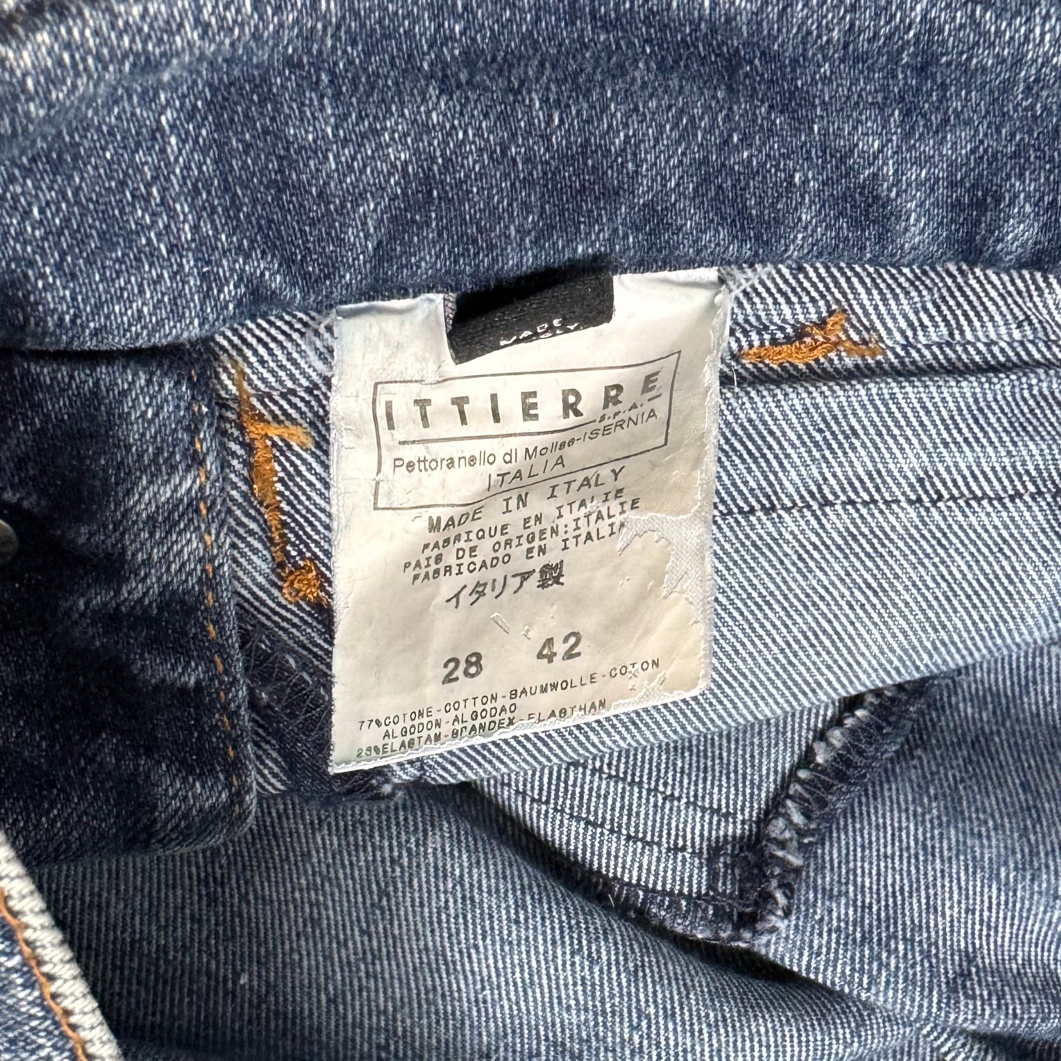 Dolce & Gabbana Full Side-Button Indigo Flare Jeans