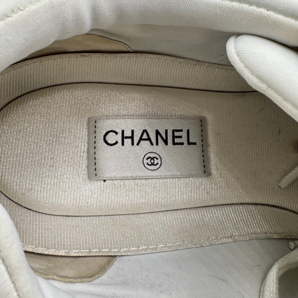 Chanel 2019 Nylon Suede CC Runner Sneakers