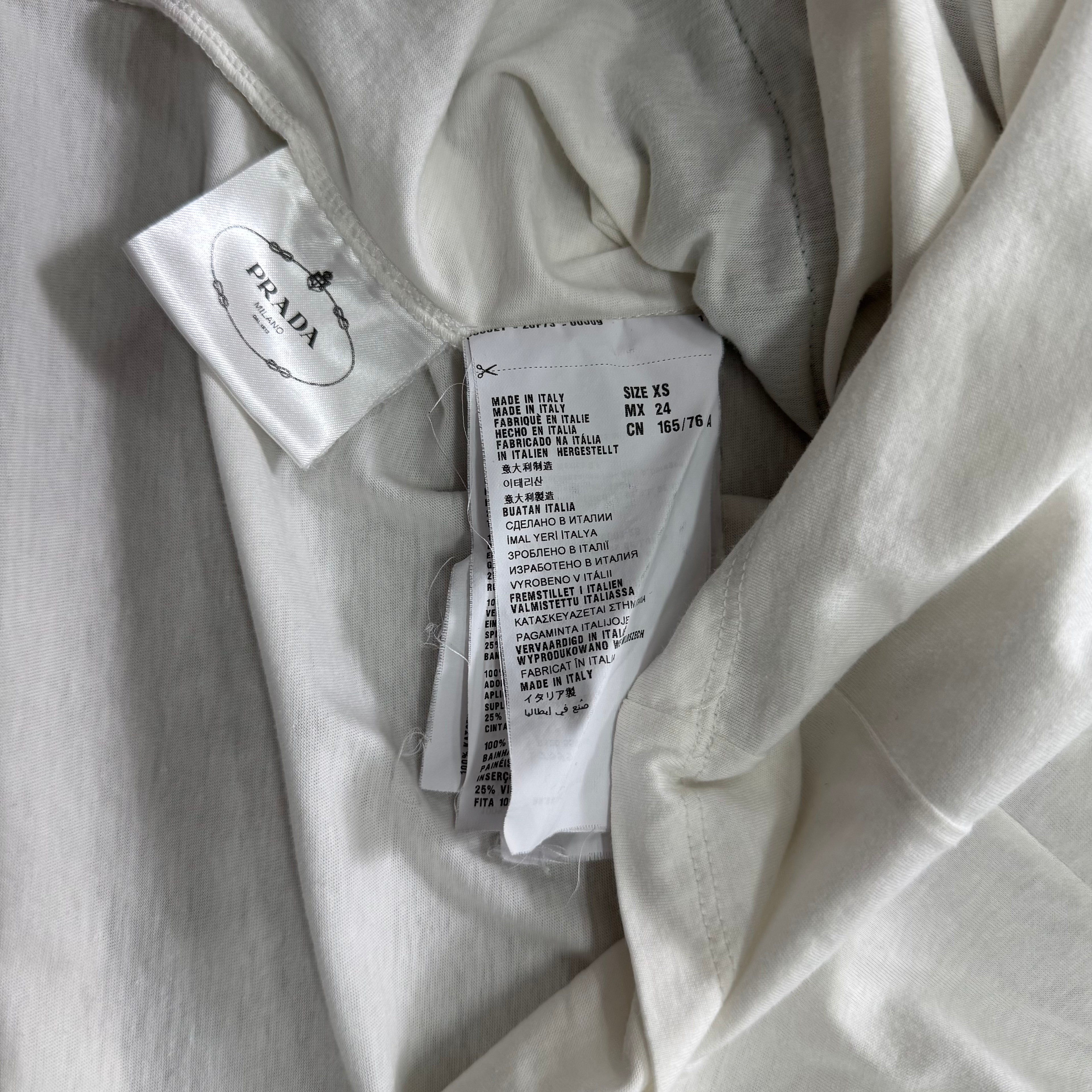 Prada Multi Texture Layered Tank Top