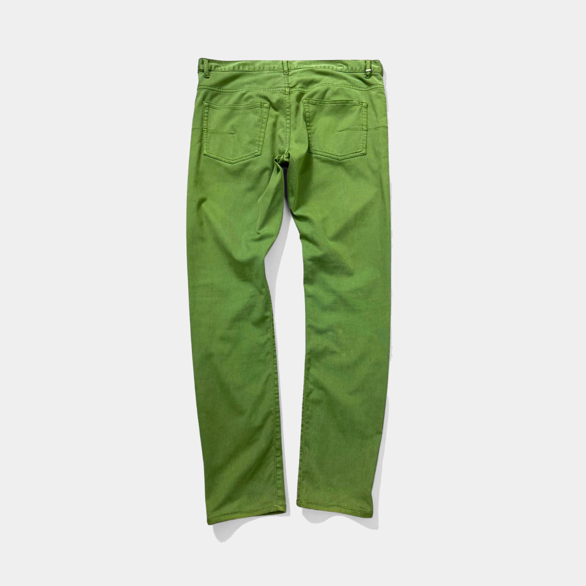 Dior Homme by Hedi Slimane Green Denim Jeans