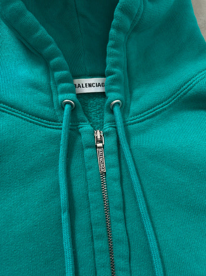 Balenciaga "I Love Techno" Cropped Hoodie