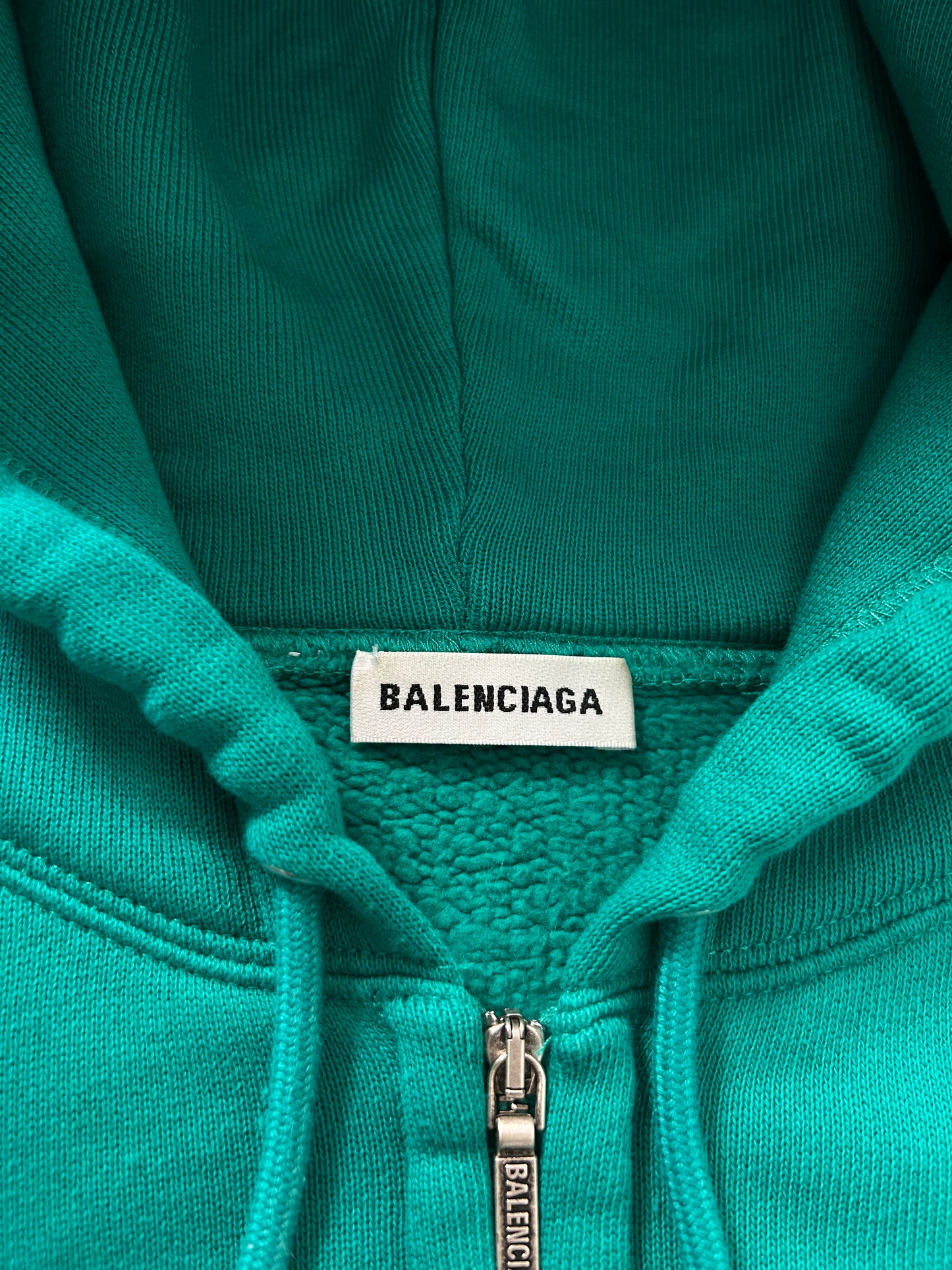 Balenciaga "I Love Techno" Cropped Hoodie