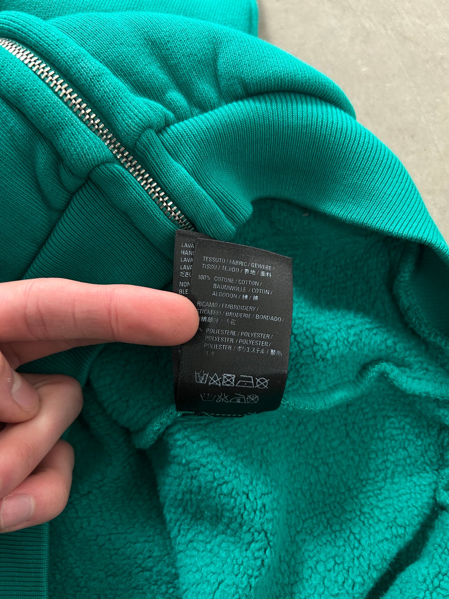 Balenciaga "I Love Techno" Cropped Hoodie