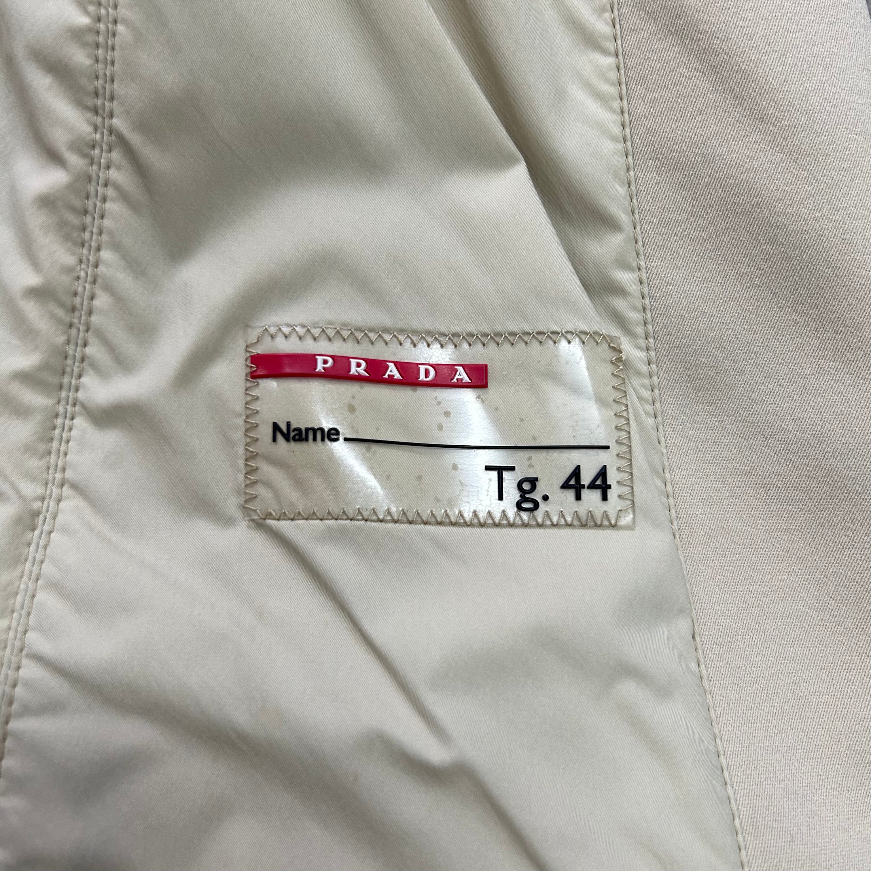 Prada Beige Fur Hooded Jacket