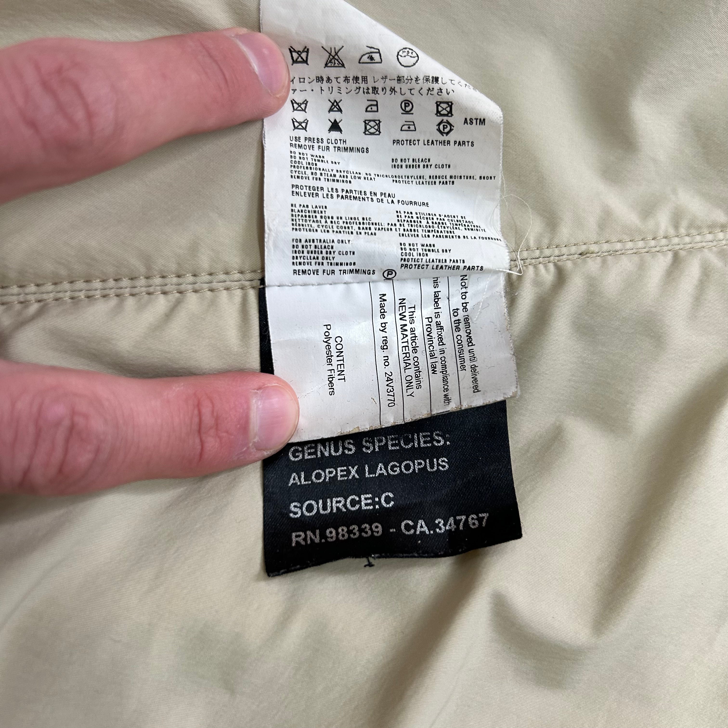 Prada Beige Fur Hooded Jacket