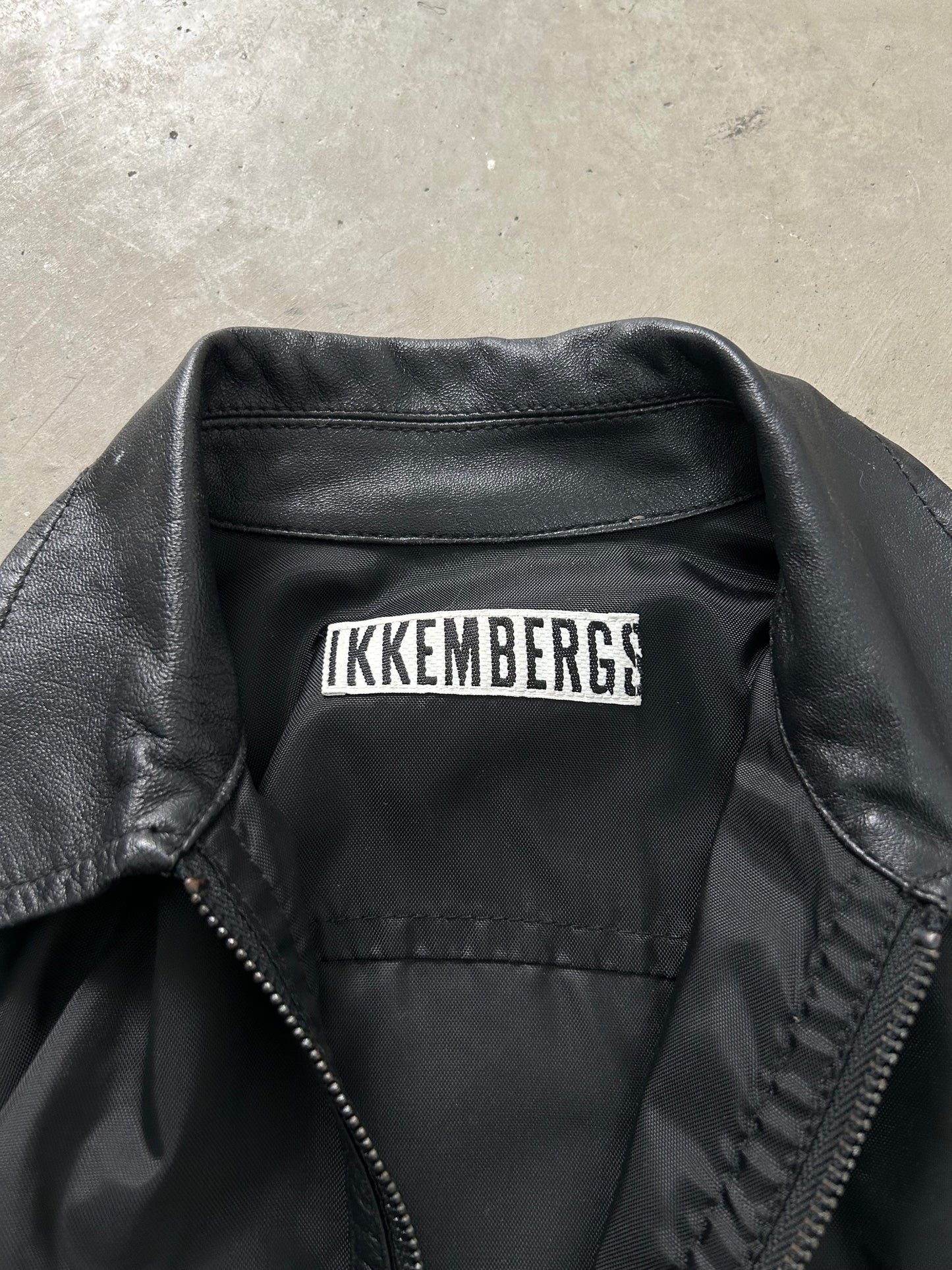 Dirk Bikkembers Jacket with Leather Appliqués (XS)