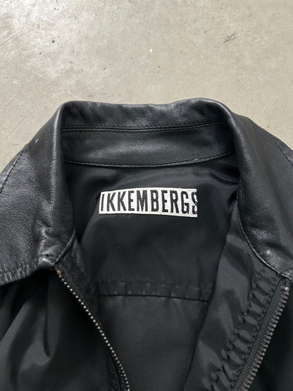 Dirk Bikkembers Jacket with Leather Appliqués (XS)