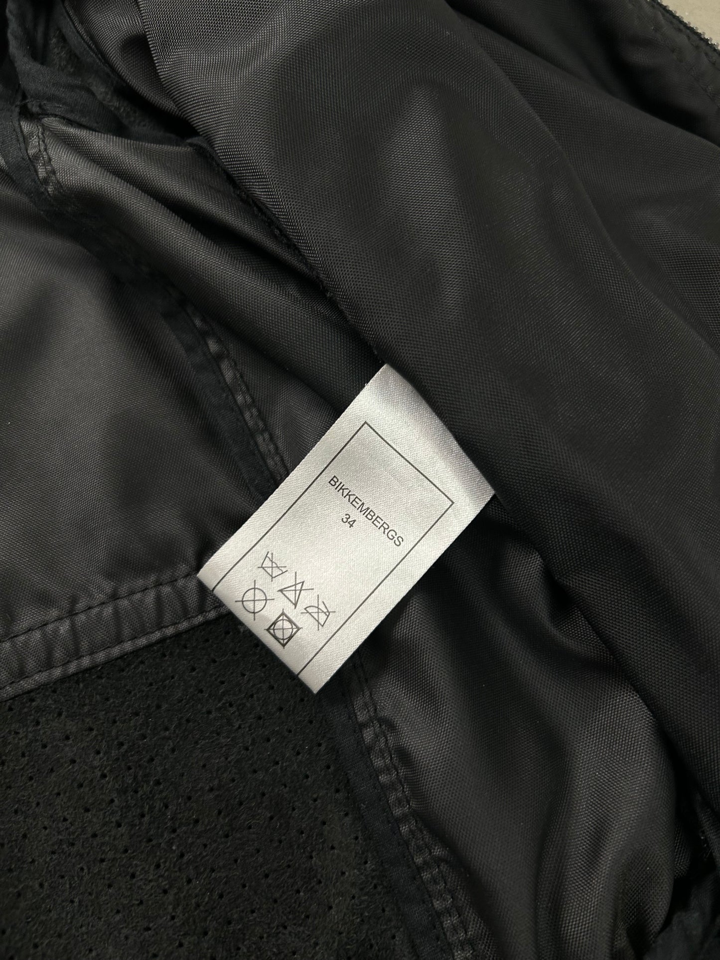 Dirk Bikkembers Jacket with Leather Appliqués (XS)