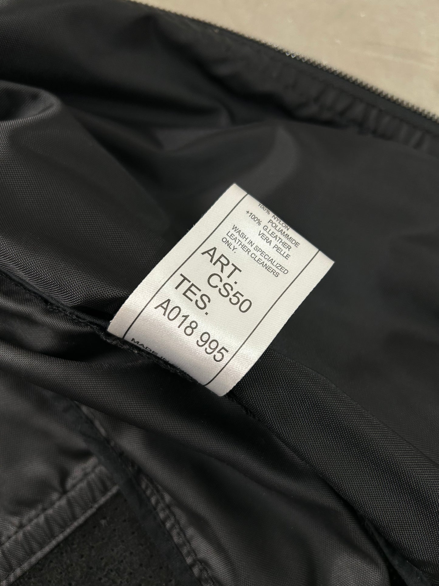 Dirk Bikkembers Jacket with Leather Appliqués (XS)