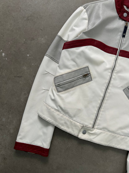 Armani 00's Leather Racing Jacket (S/M)