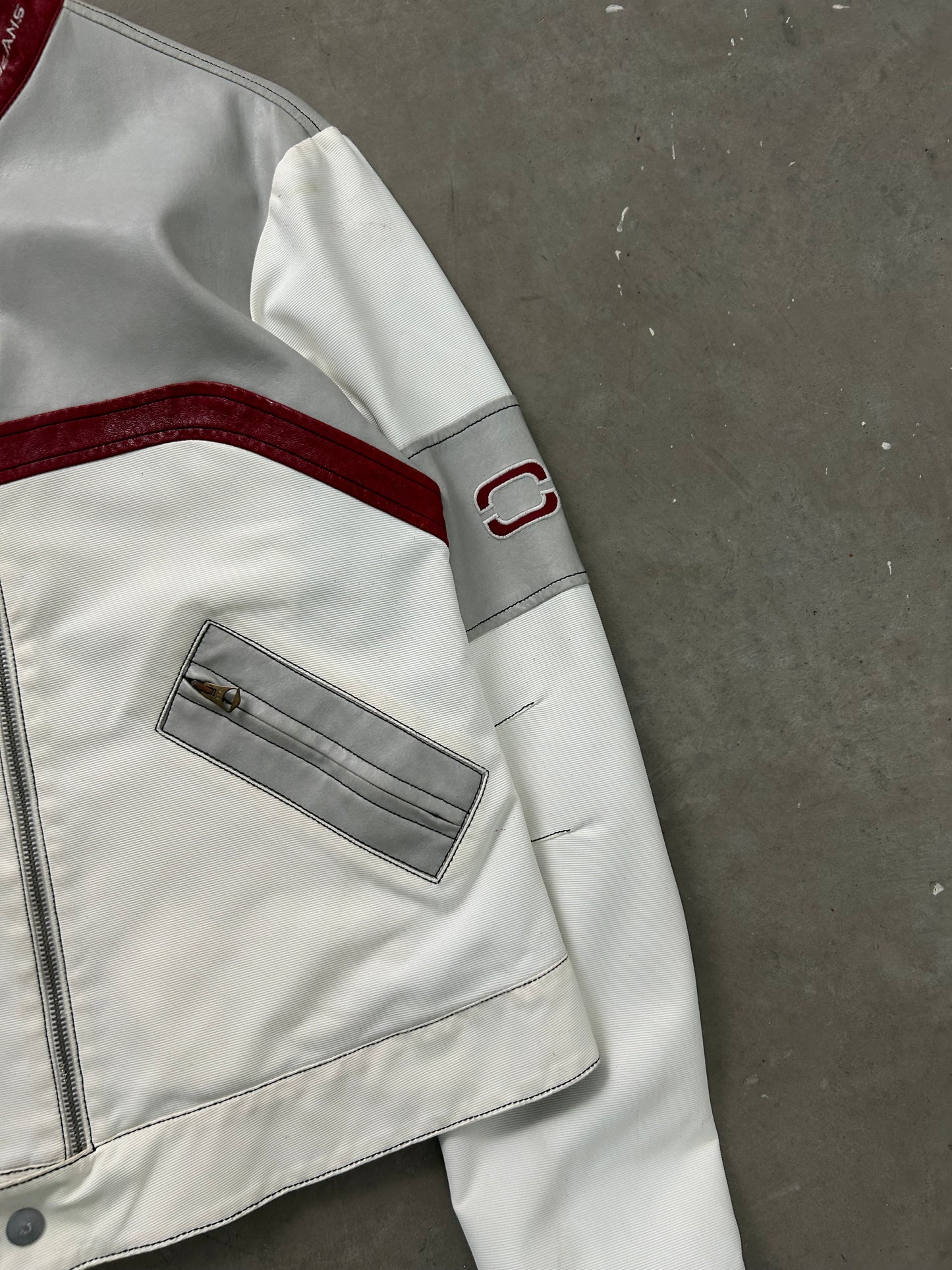 Armani 00's Leather Racing Jacket (S/M)