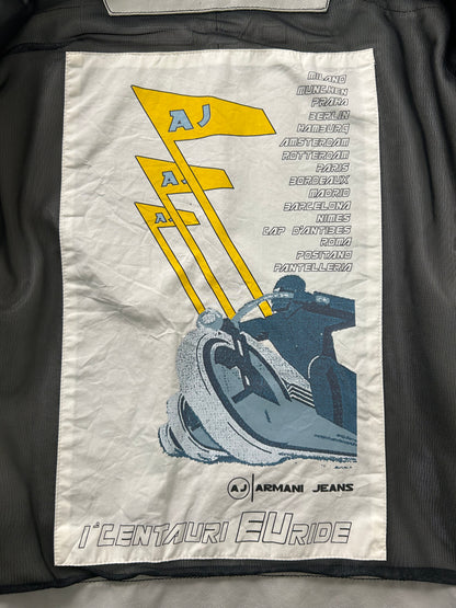Armani 00's Leather Racing Jacket (S/M)