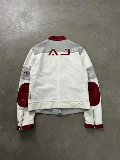 Armani 00's Leather Racing Jacket (S/M)