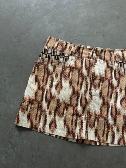Just Cavalli Animal Print Mini Skirt