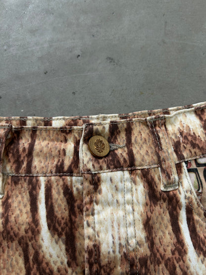 Just Cavalli Animal Print Mini Skirt