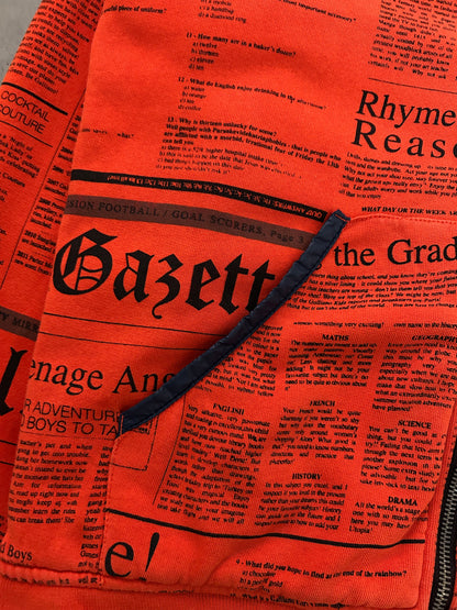 John Galliano Newspaper Hoodie (S)
