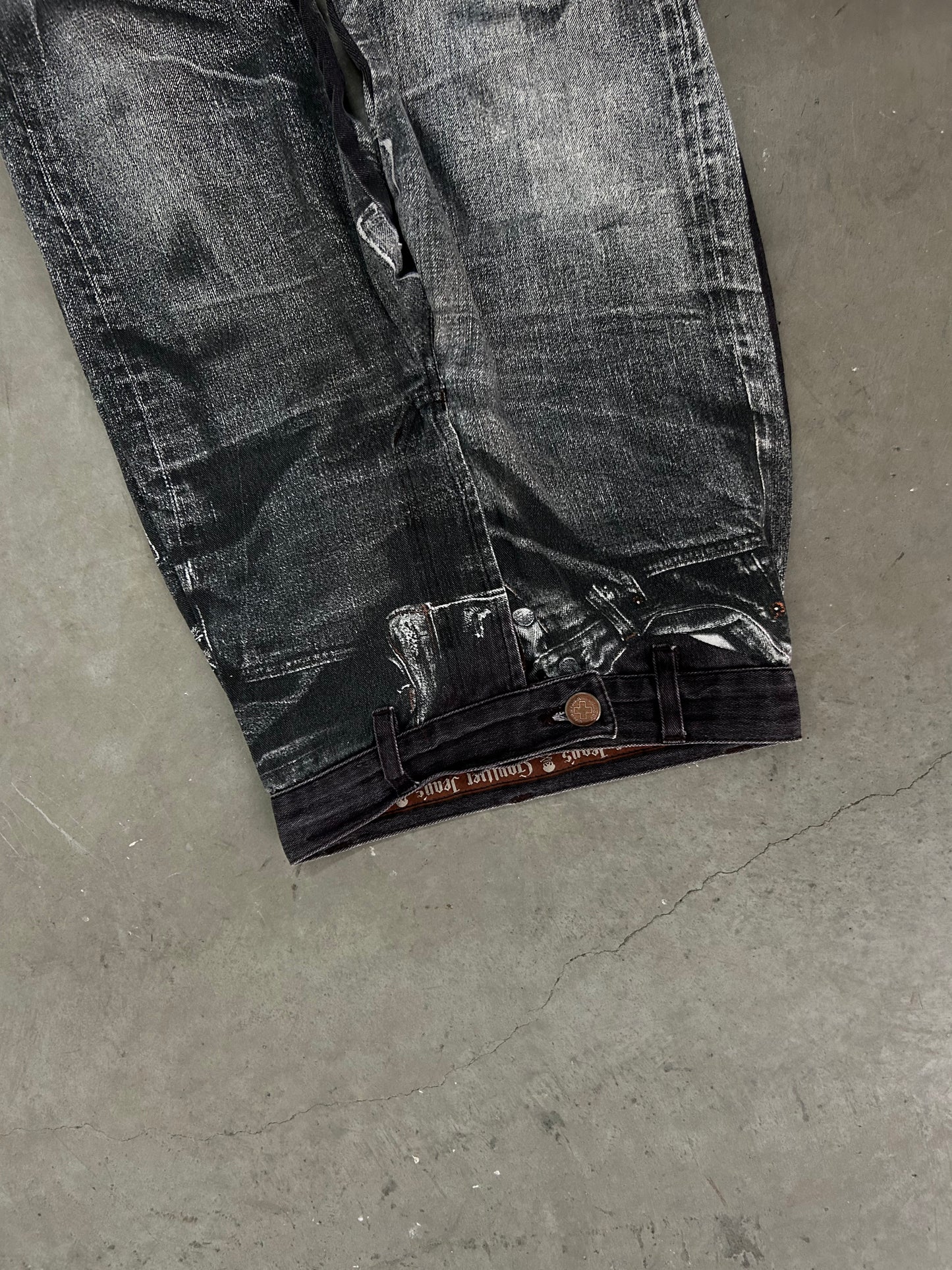 Jean Paul Gaultier 00's Printed Jeans Denim (XXS/XS)