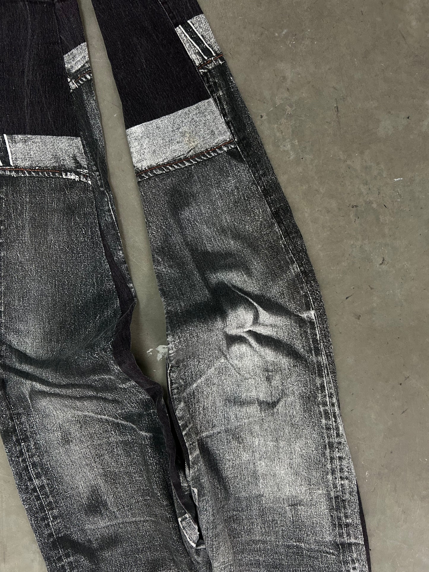 Jean Paul Gaultier 00's Printed Jeans Denim (XXS/XS)
