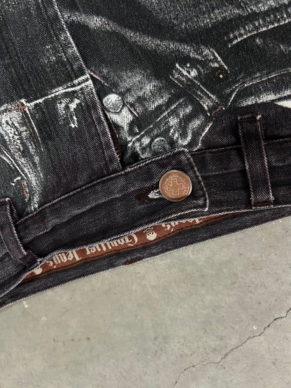 Jean Paul Gaultier 00's Printed Jeans Denim (XXS/XS)