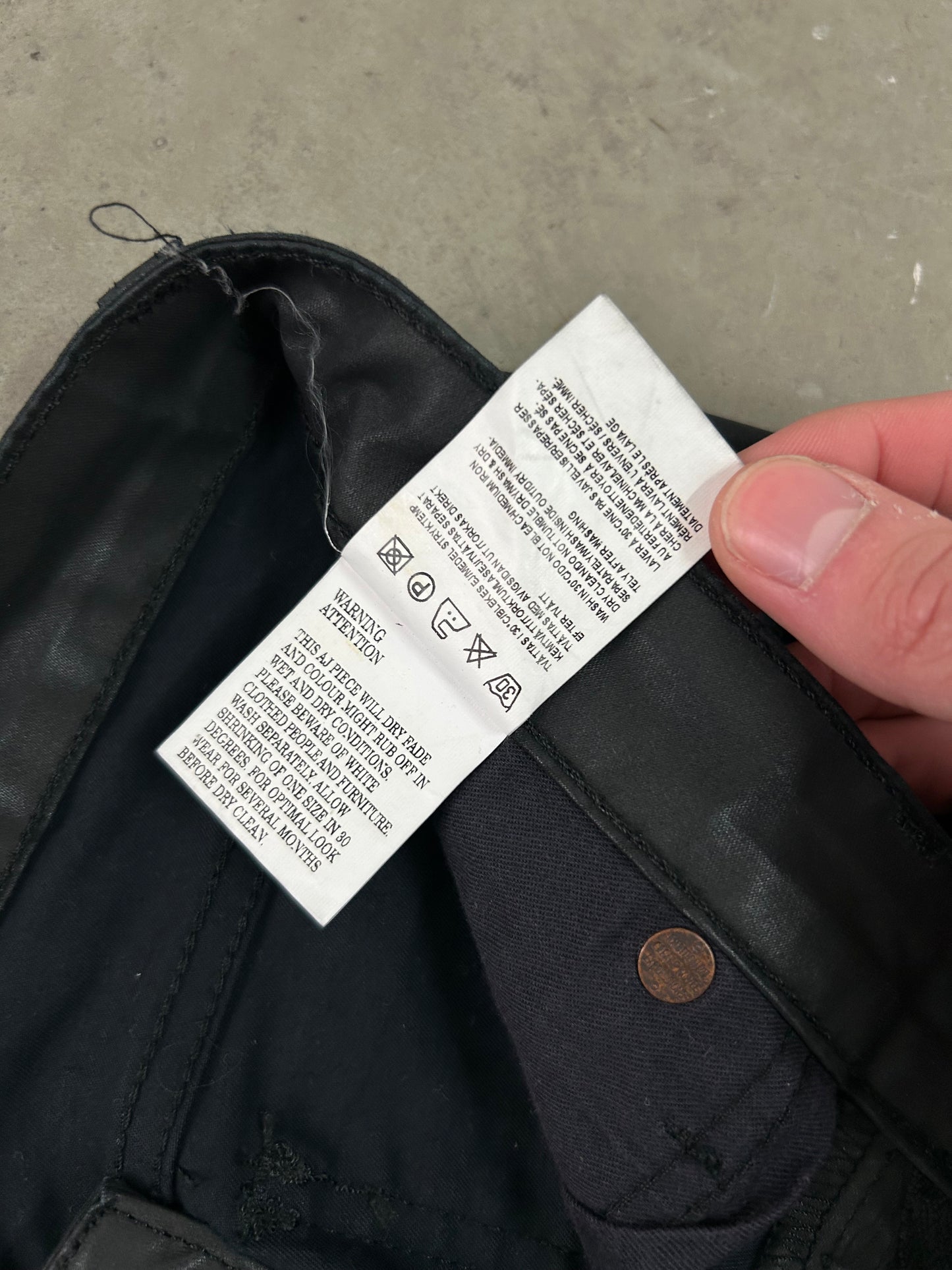 Acne Studios Leather Denim (S)