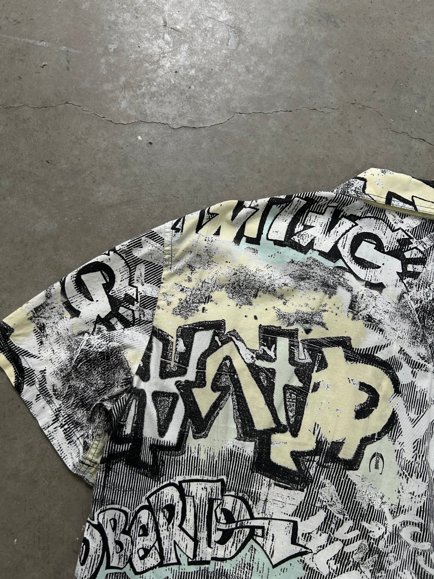Just Cavalli 2000's Graffiti Shirt (L)