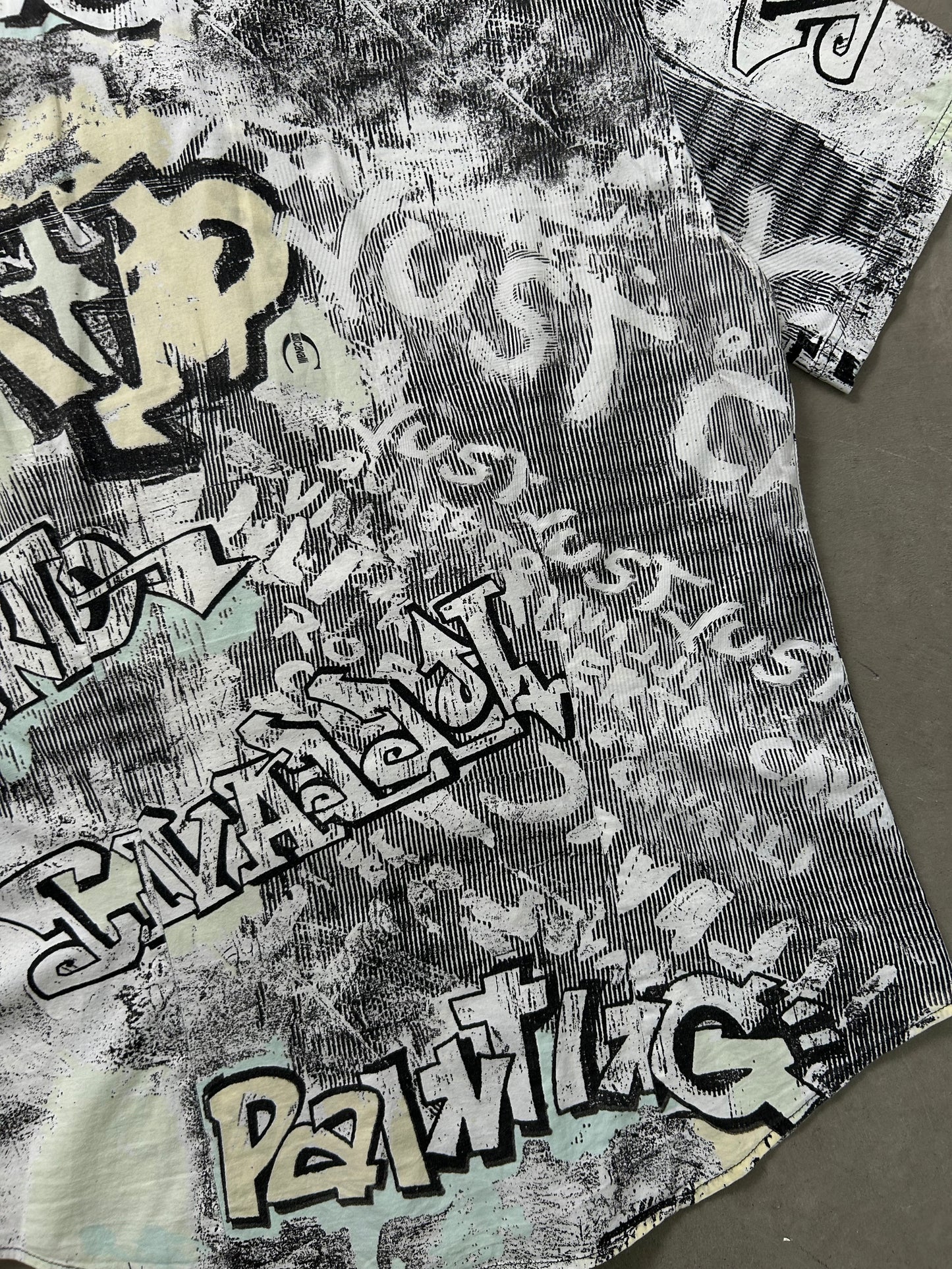 Just Cavalli 2000's Graffiti Shirt (L)