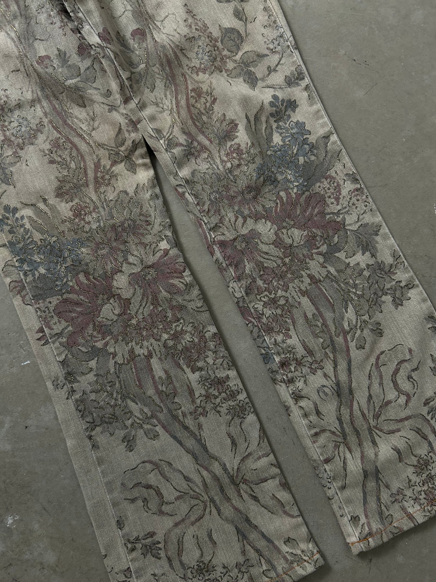 Just Cavalli Floral Flared Jeans (M)