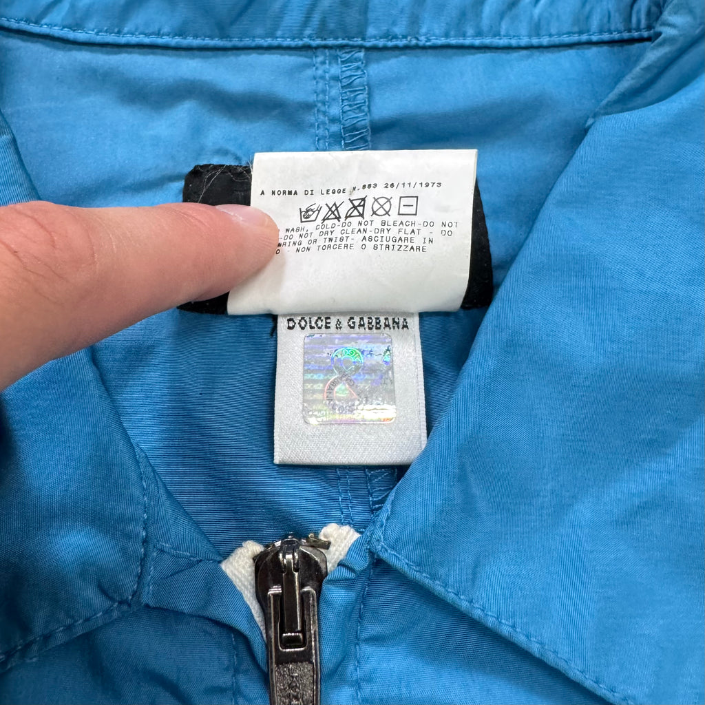 Dolce & Gabbana 2000s Blue Nylon Work Jacket