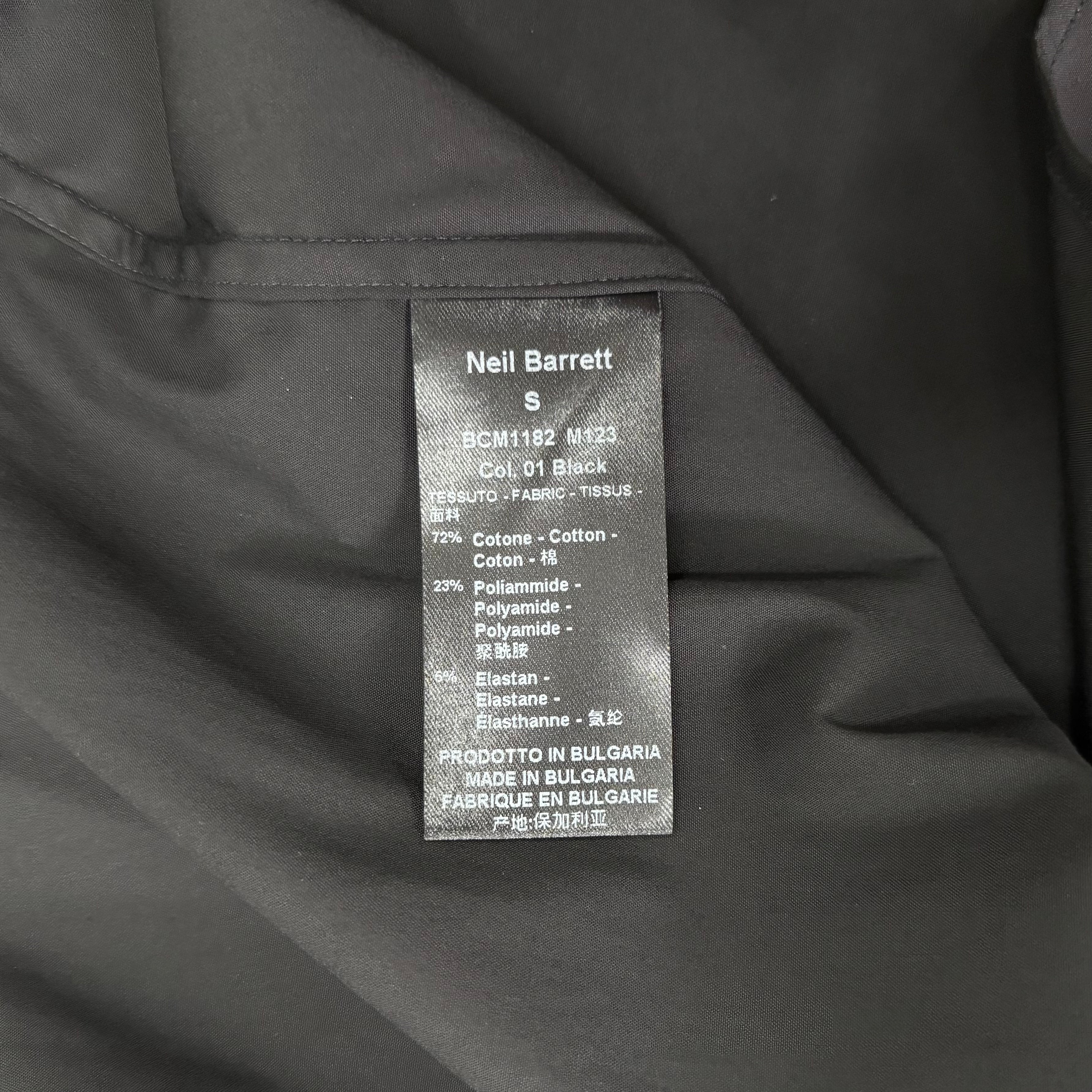 Neil Barrett 2010s Black Utility Shirt