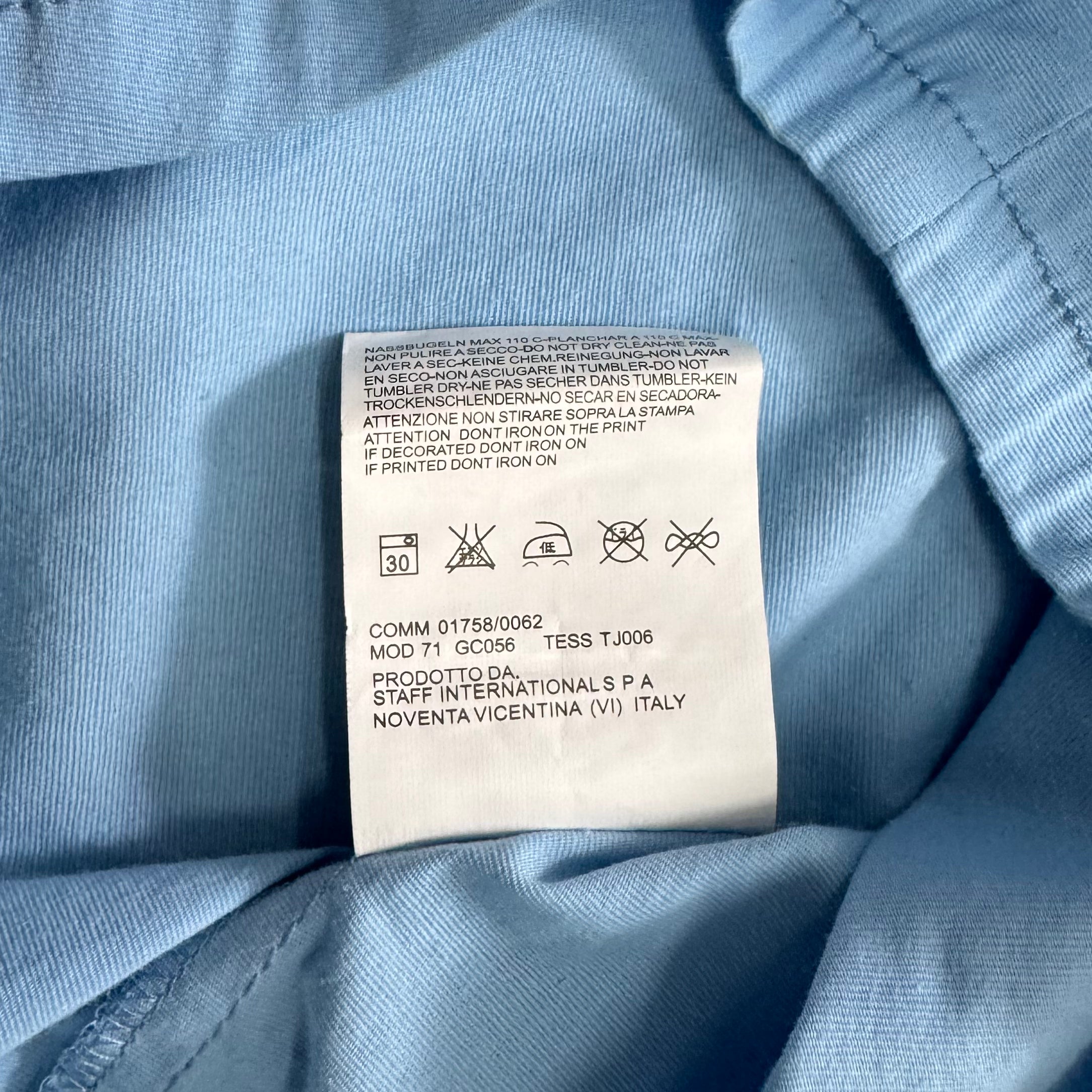 Dsquared2 SS04 "Boy Scout" Cargo Blue Shirt