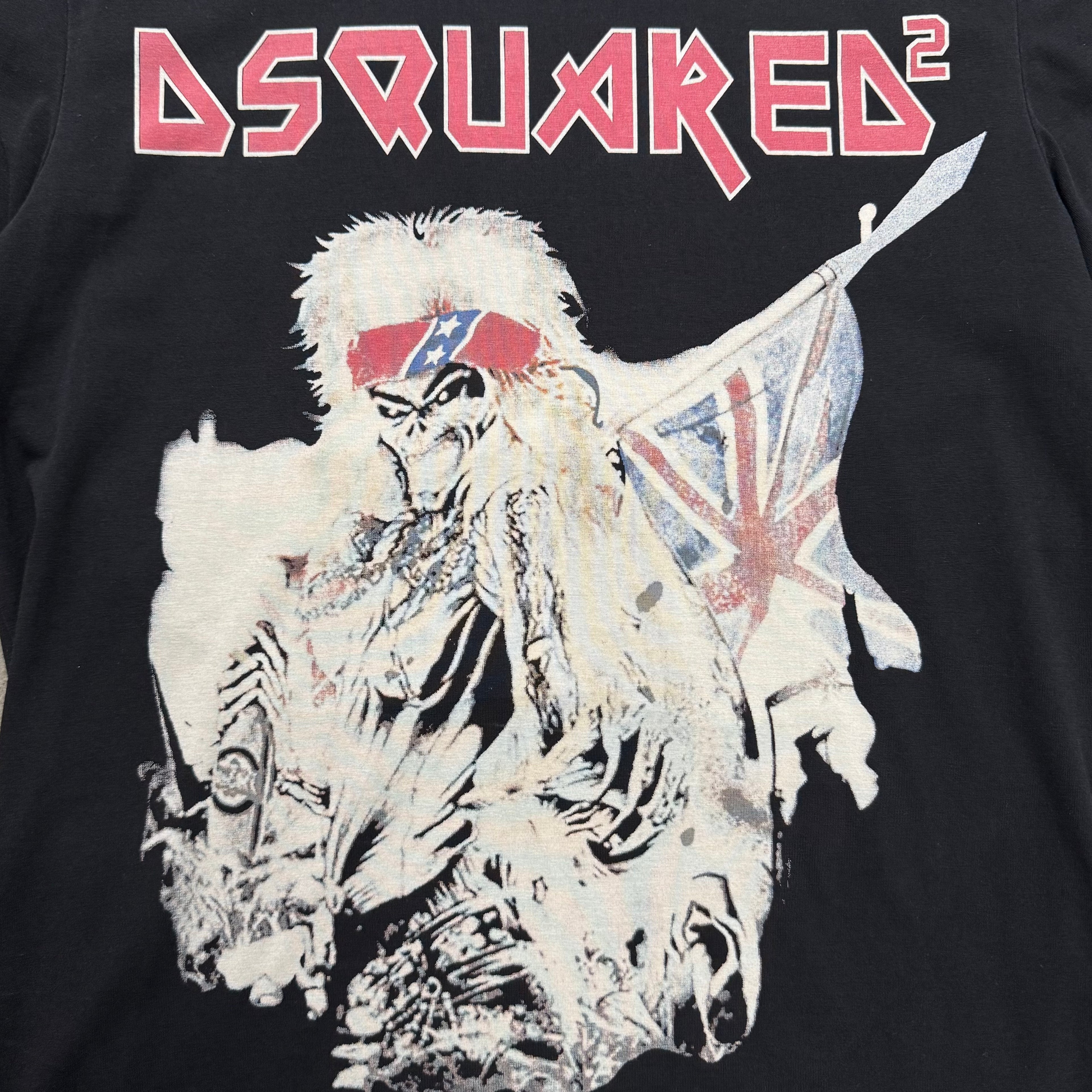 Dsquared2 Metal Rock Skeleton Graphic T-Shirt