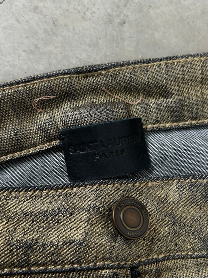 Saint Laurent D05 Hedi Slimane Gold Denim (S/30)