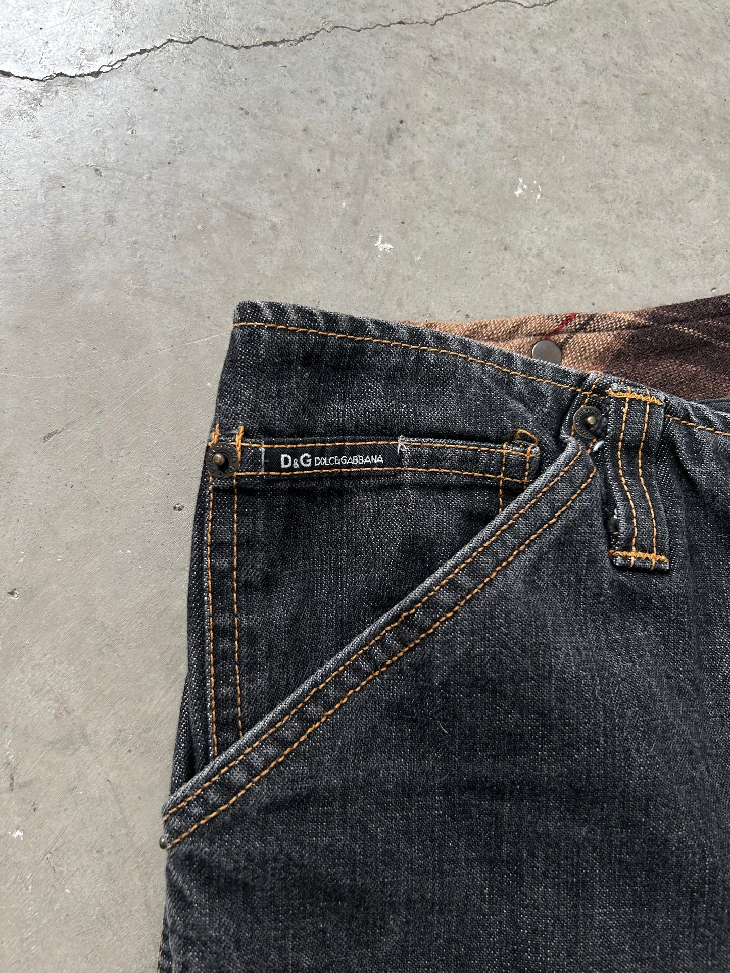 Dolce & Gabbana 00's Cargo Denim Jeans (S)