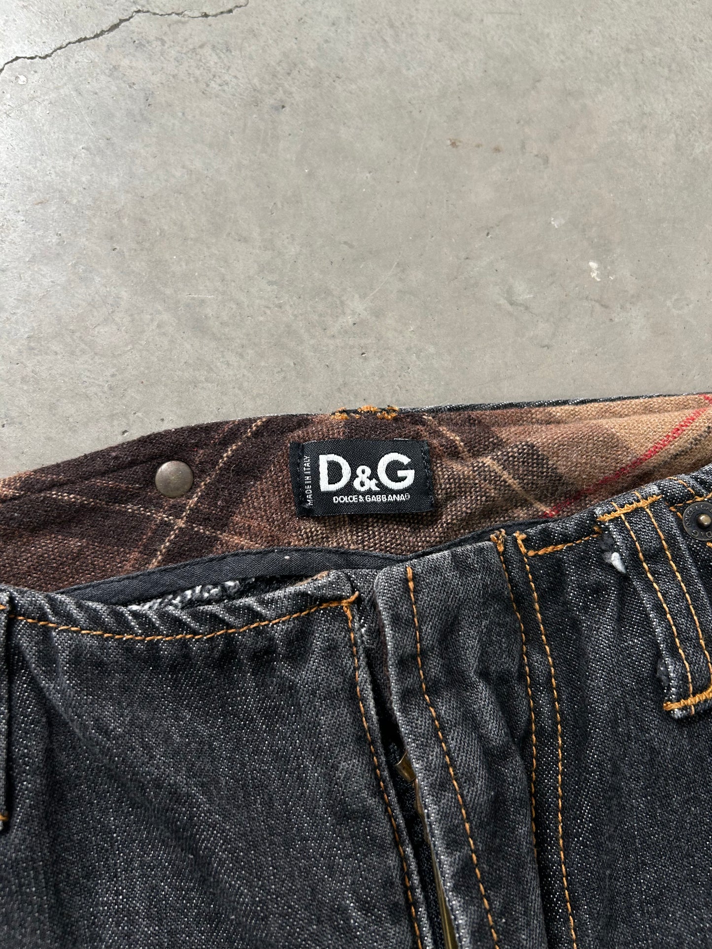 Dolce & Gabbana 00's Cargo Denim Jeans (S)