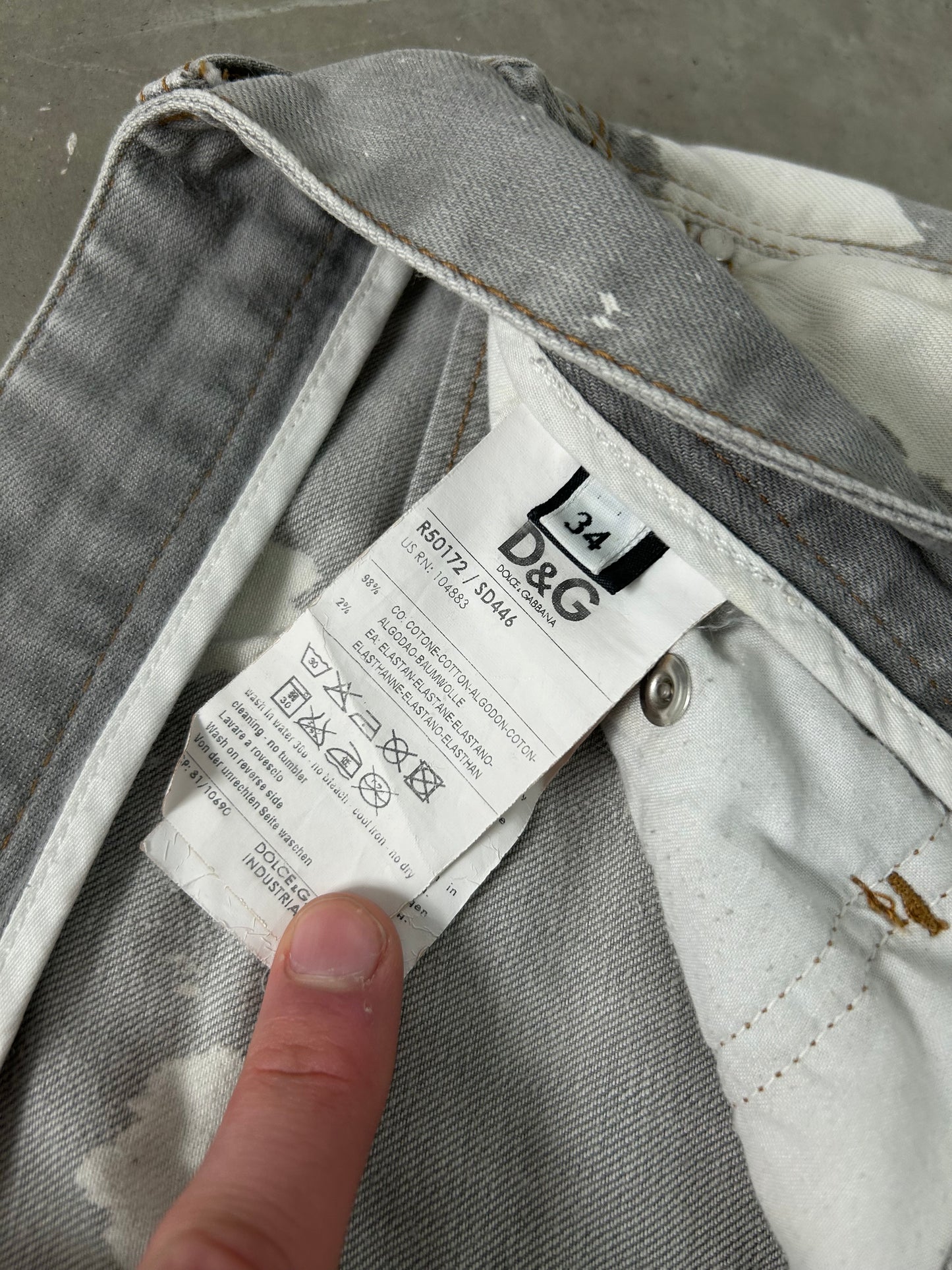 Dolce & Gabbana Painter Denim Jeans (S)