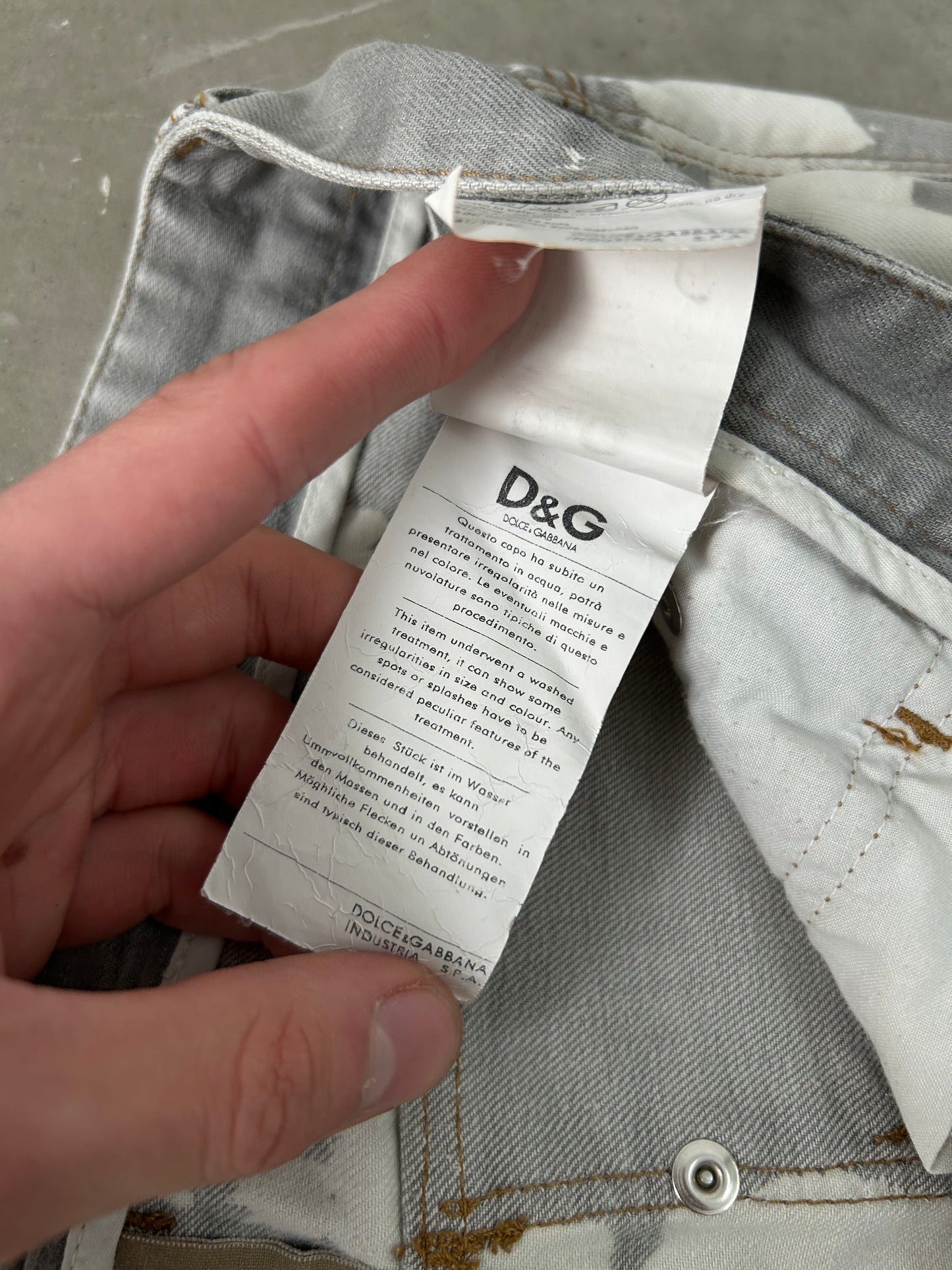 Dolce & Gabbana Painter Denim Jeans (S)