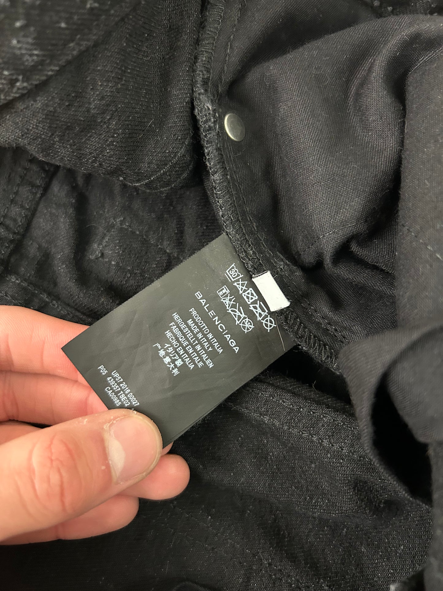 Balenciaga 2016 Fluff Jeans
