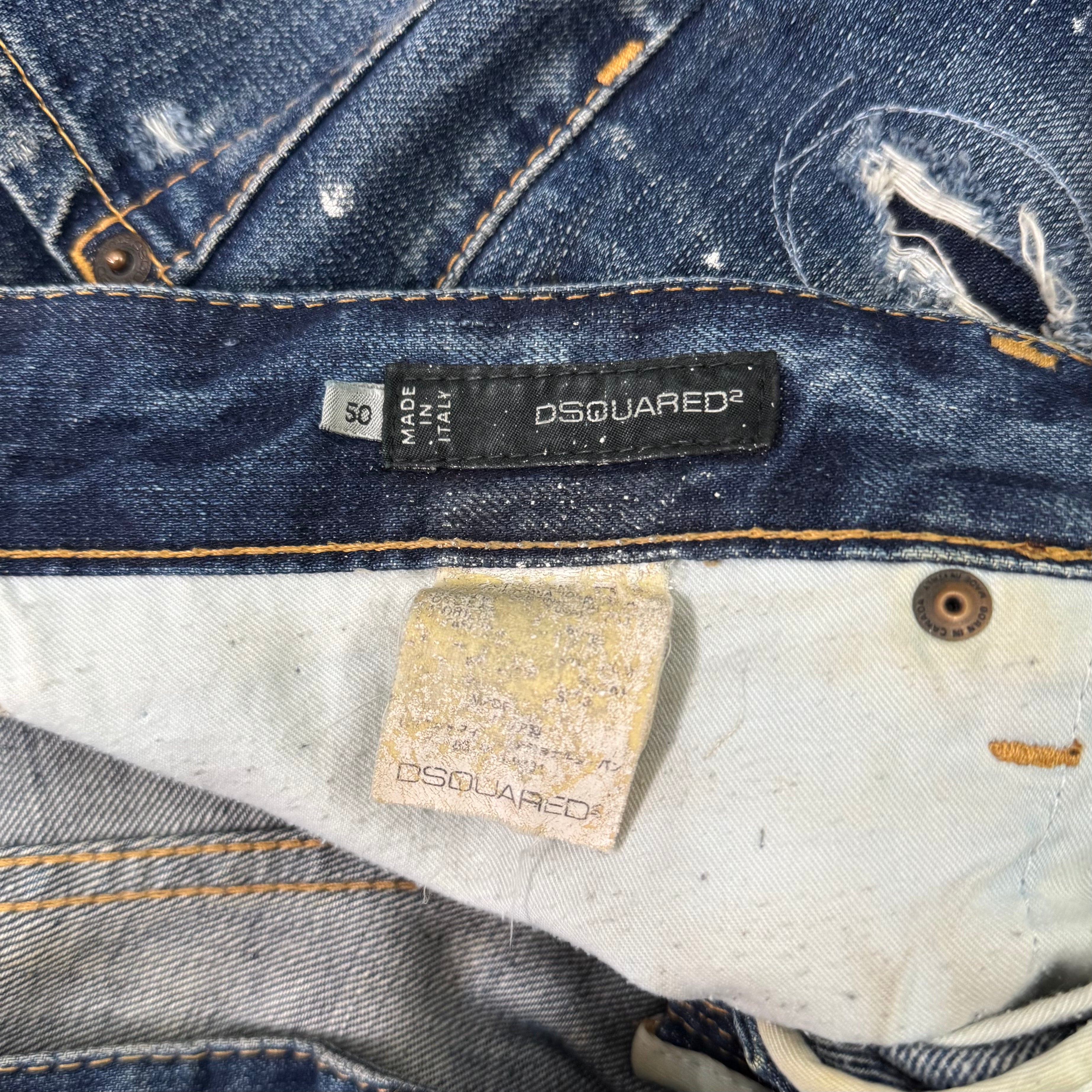 Dsquared2 2000s Eagle Distressed Jeans