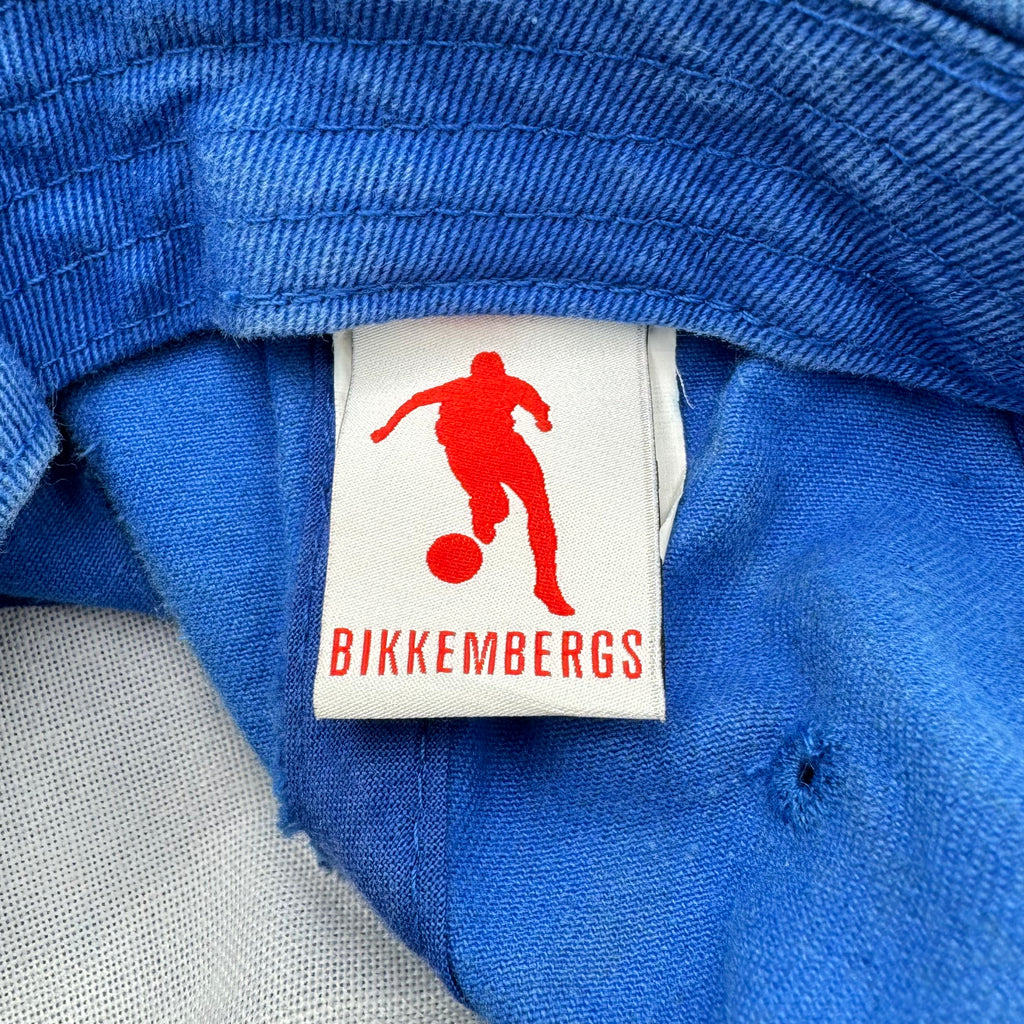 Dirk Bikkembergs 2000s Embroidered Blue and White Baseball Cap