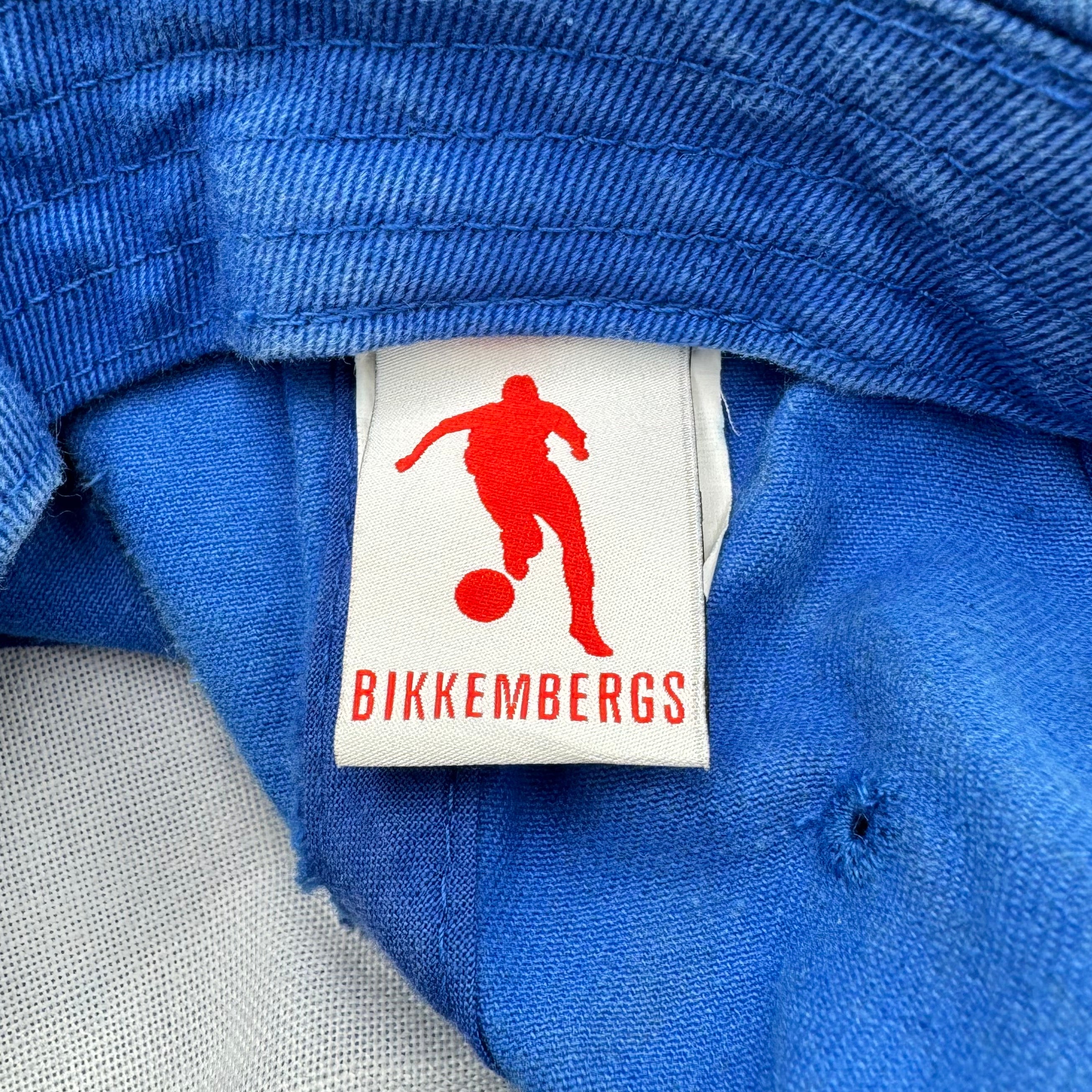 Dirk Bikkembergs 2000s Embroidered Blue and White Baseball Cap