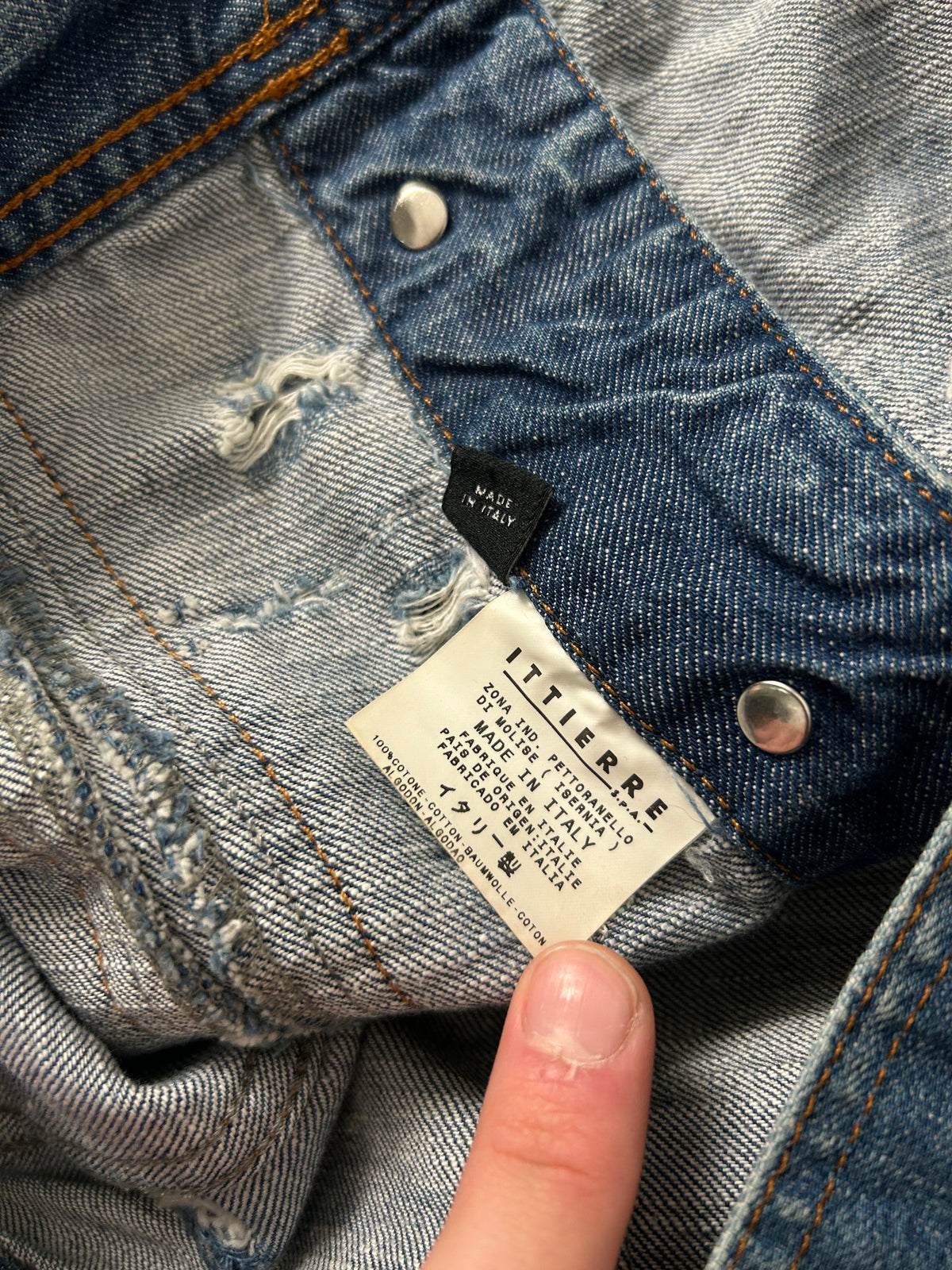 ZZZ *vinted  Dolce & Gabbana Two Tone Denim Jacket (S)