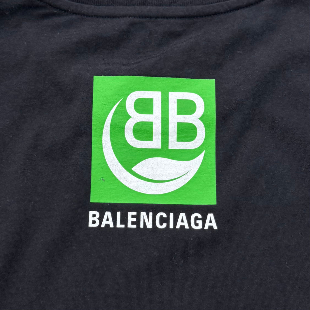 Balenciaga 2019 Eco-Leaf Logo T-Shirt