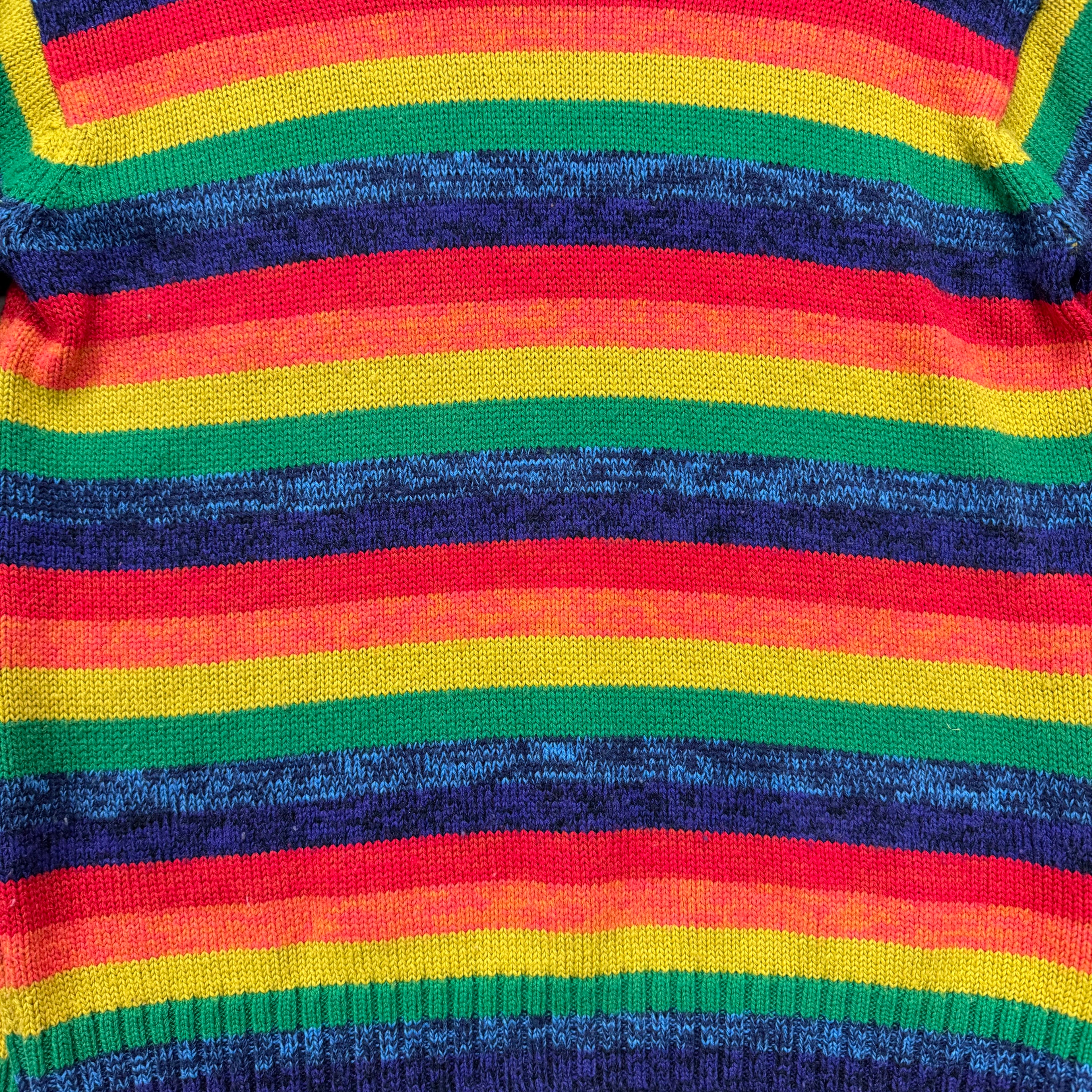 Acne Studios 2018 Rainbow Stripes Knit Sweater