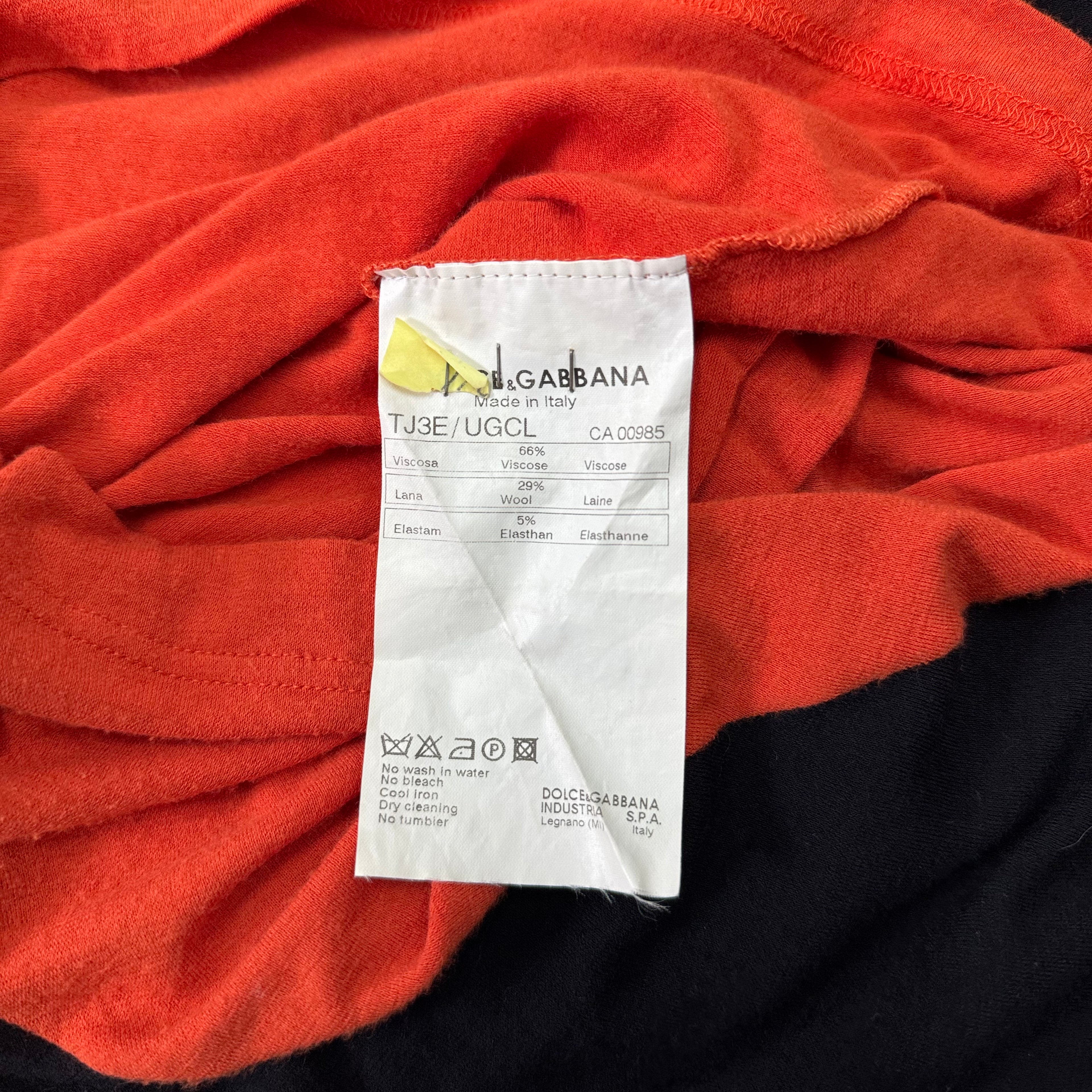 Dolce & Gabbana Asymmetrical Scarf-Neck Sleeveless Top