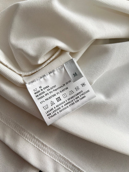 Prada Luna Rossa White Longsleeve Polo