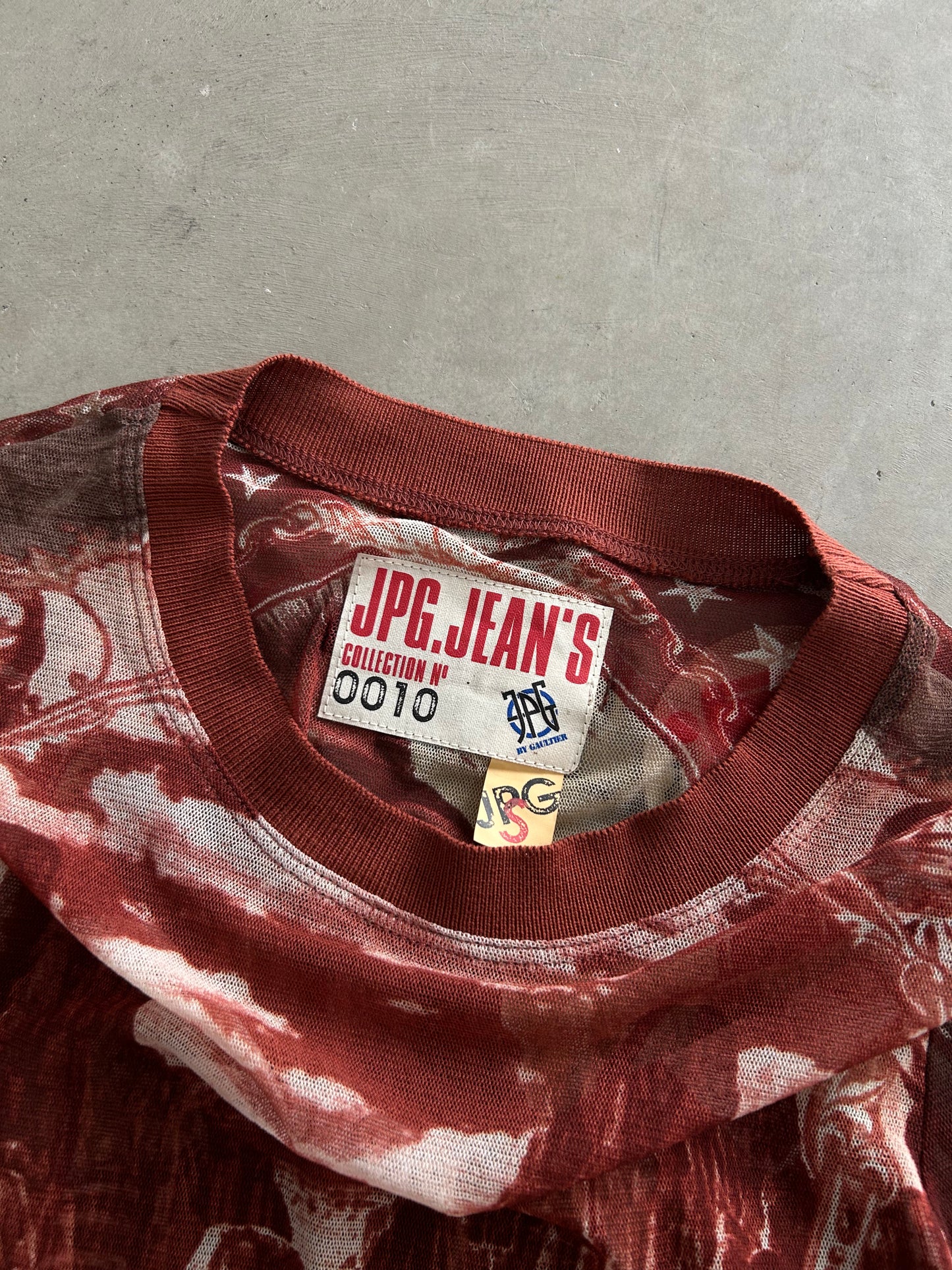 Jean Paul Gaultier 00's Native American Mesh