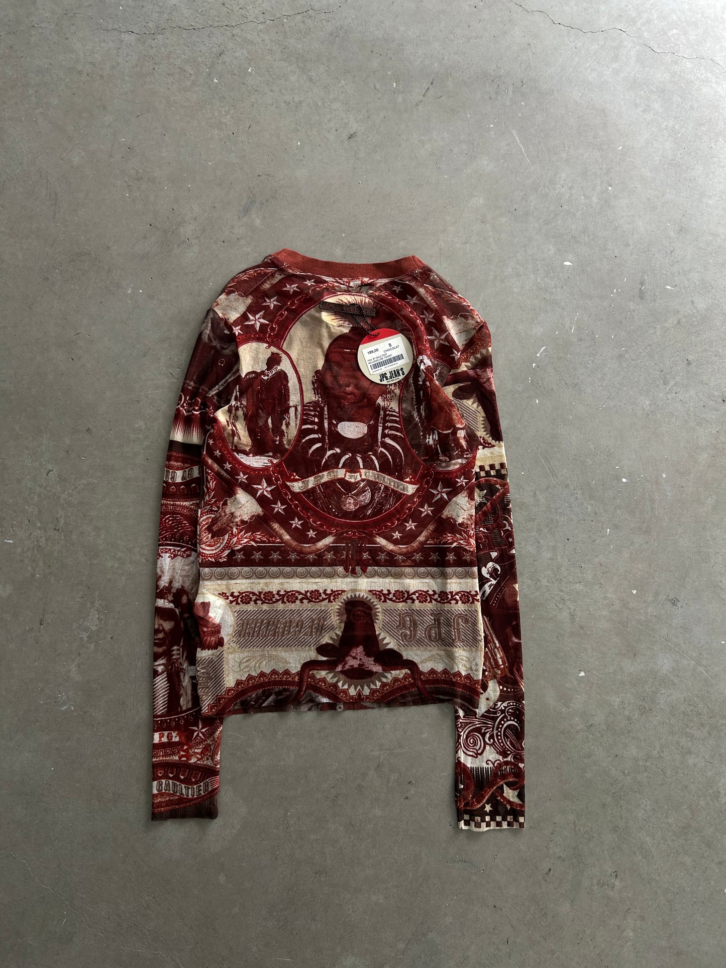 Jean Paul Gaultier 00's Native American Mesh